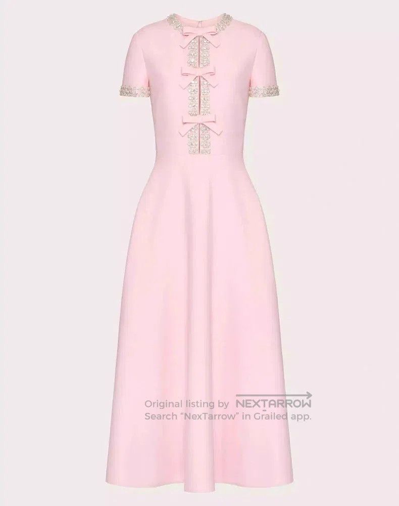 Valentino Valentino A daughter-in-law butterfly silk wool A-line dre Size S / US 4 / IT 40 - 2 Thumbnail