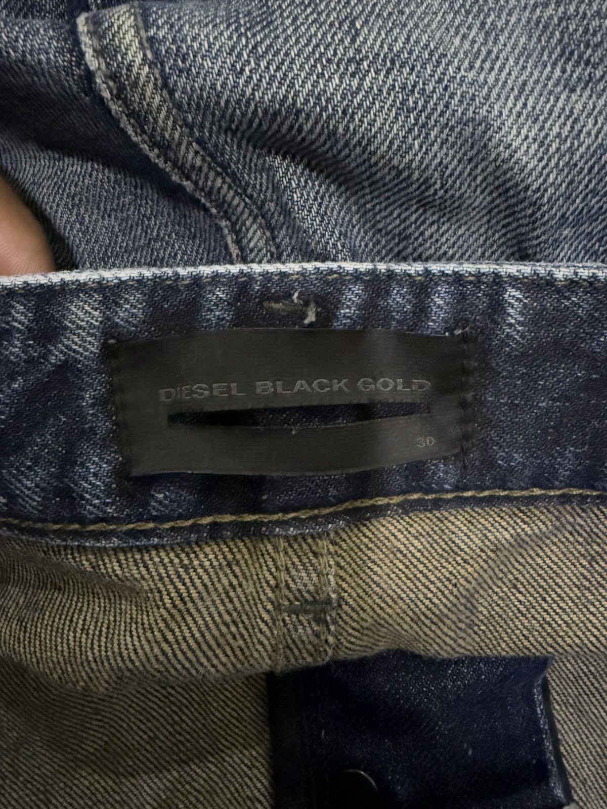 Diesel Black Gold ARCHIVAL ITALY BRAND DIESEL BLACK GOLD DISTRESS DESIGN Size US 34 / EU 50 - 8 Thumbnail