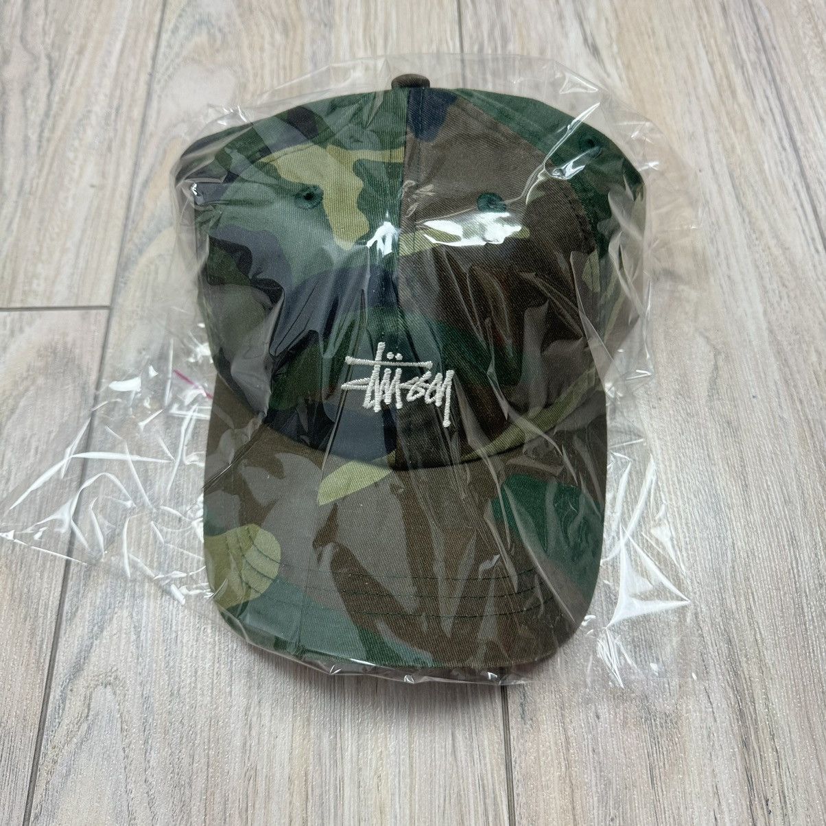 Stussy Stussy Low Pro Washed Cotton Basic Strapback Camouflage Hat Size ONE SIZE - 4 Thumbnail
