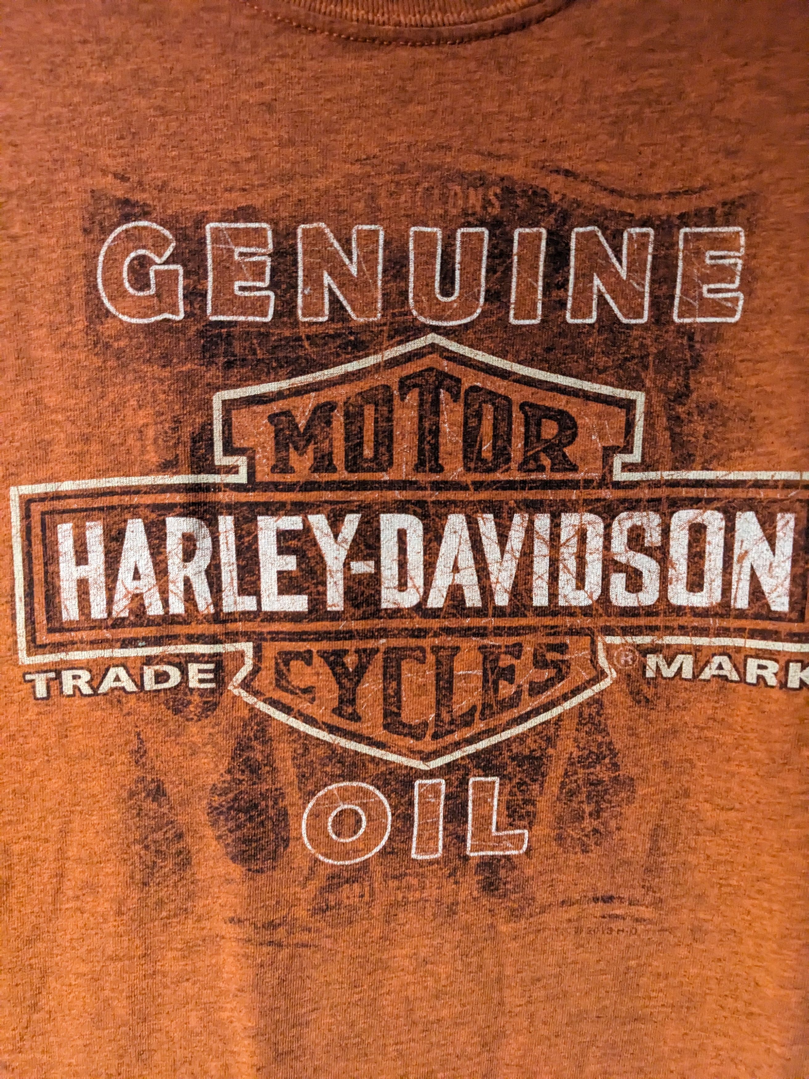 Harley Davidson × Vintage Vintage 2013 Harley Davidson Langhorne Pennsylvania T-Shirt Size US L / EU 52-54 / 3 - 5 Thumbnail
