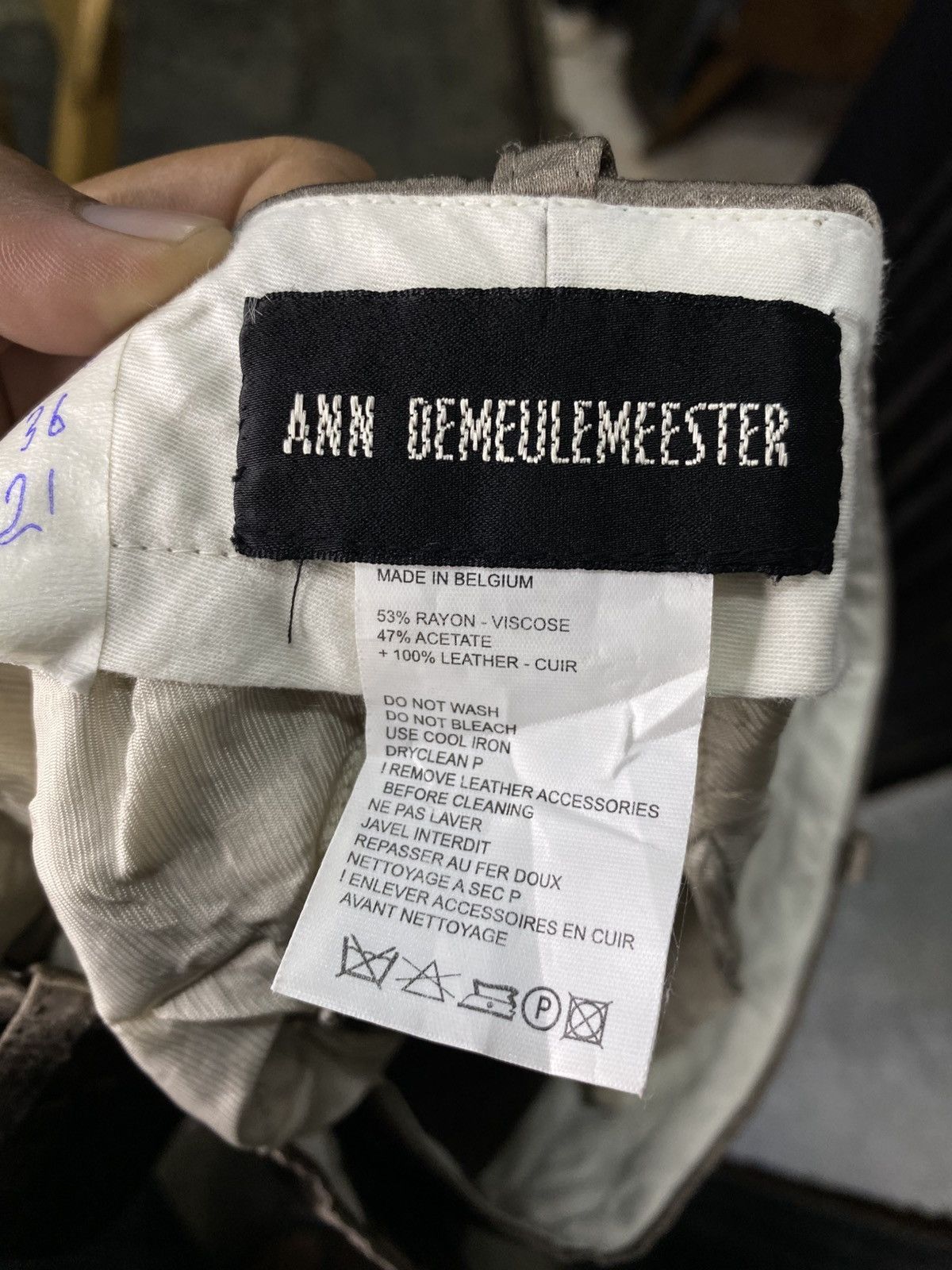Ann Demeulemeester Satin pants ann demeulemeester Size 28" / US 6 / IT 42 - 4 Thumbnail