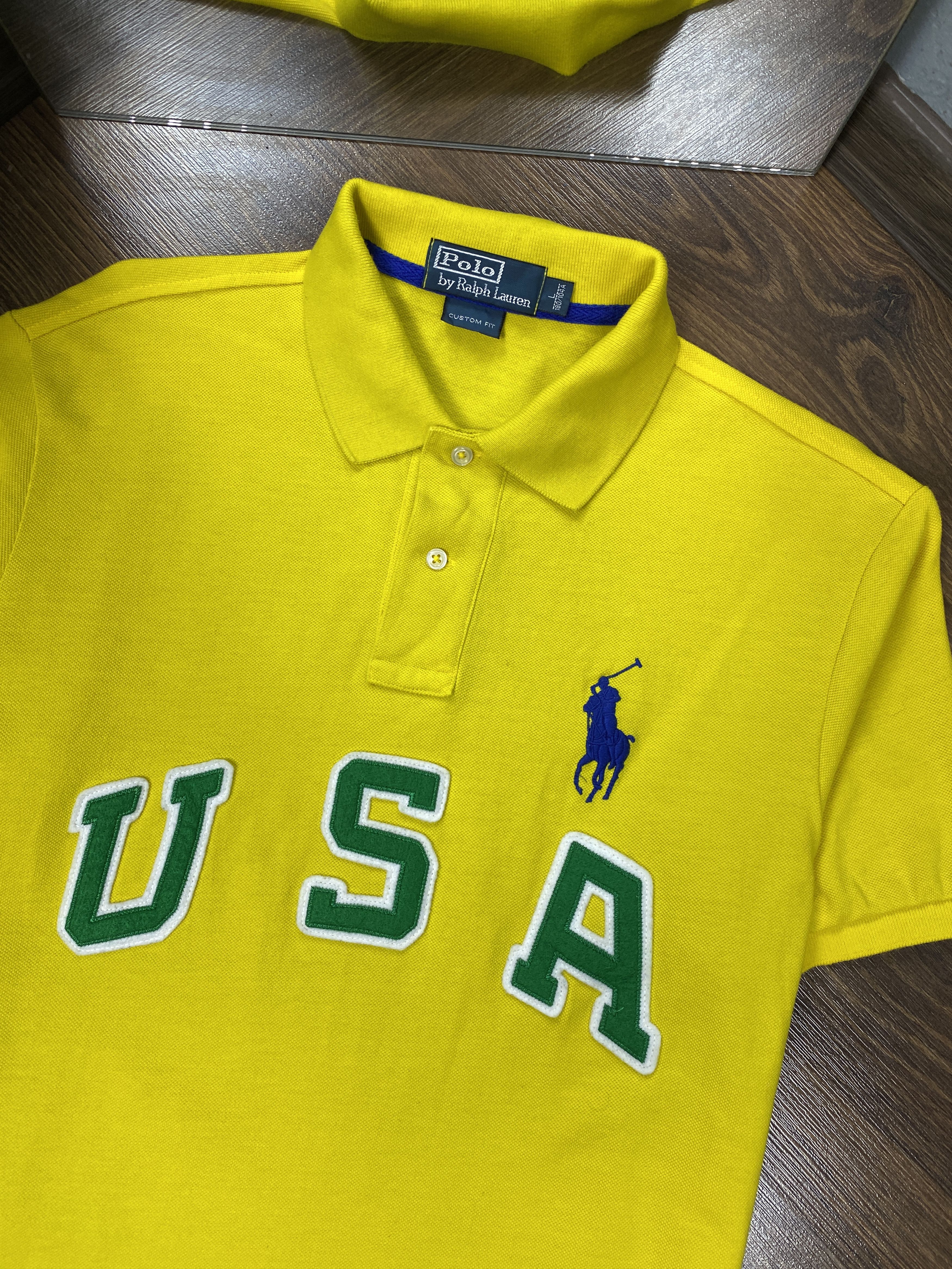 Polo Ralph Lauren × Ralph Lauren Polo Ralph Lauren USA vintage polo shirt Size US L / EU 52-54 / 3 - 2 Thumbnail