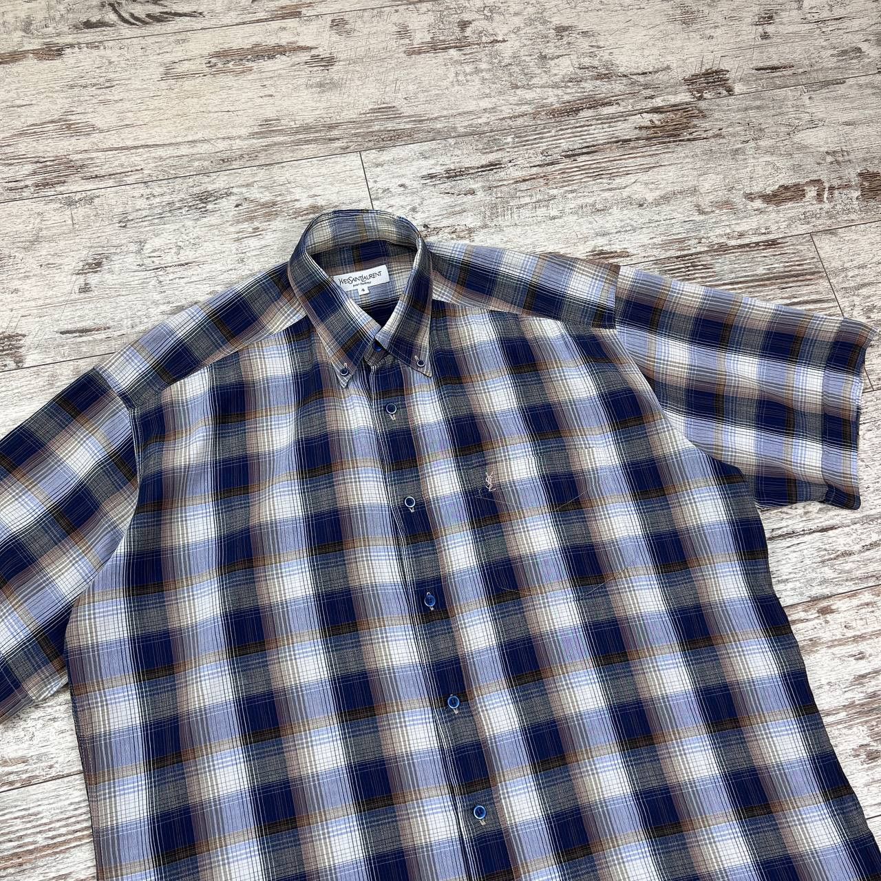 Yves Saint Laurent Vintage Yves Saint Laurent Man's Shirt Size 4 Size US XL / EU 56 / 4 - 2 Thumbnail