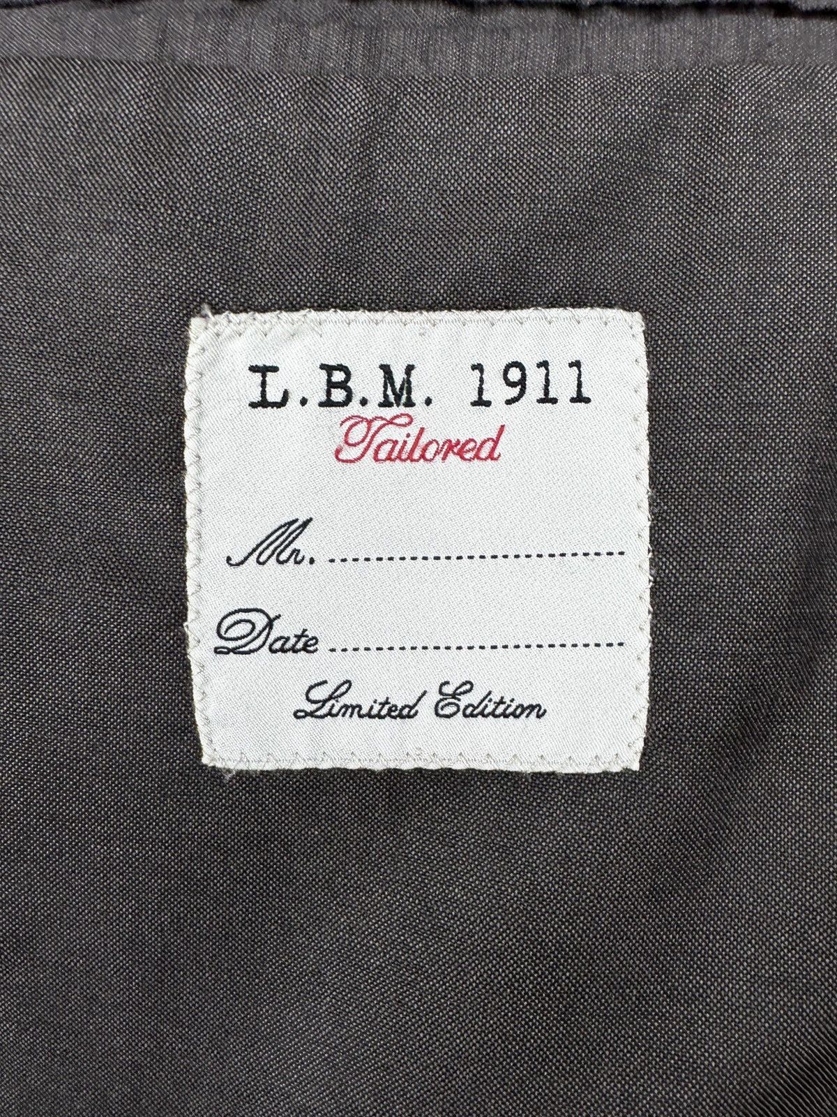 L.B.M. 1911 L.B.M 1911 Tailored Wool Mohair 2 button light blazer 50 Size 40R - 9 Thumbnail