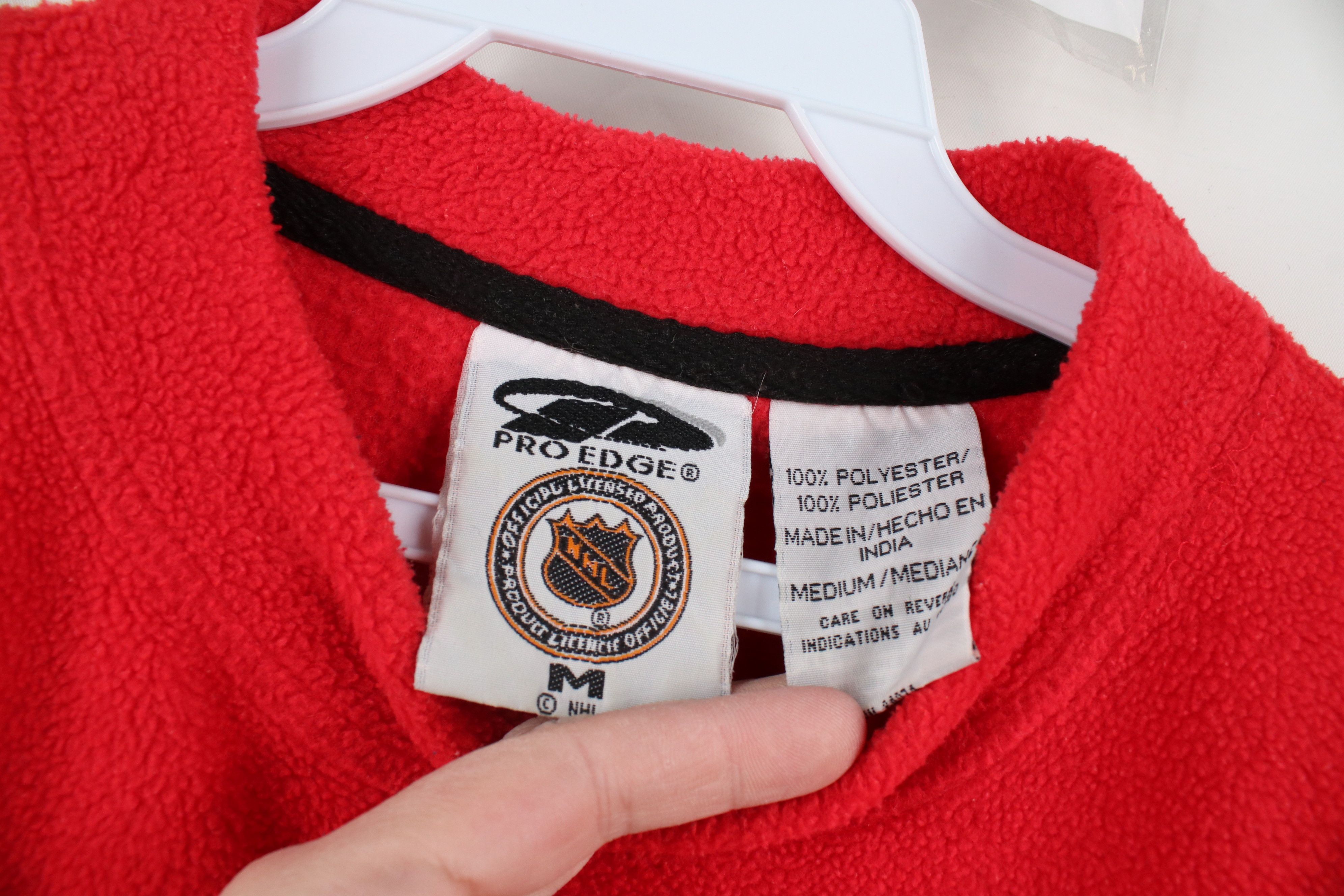 Vintage Vintage 90s Spell Detroit Red Wings Hockey Fleece Sweater Size US M / EU 48-50 / 2 - 7 Thumbnail
