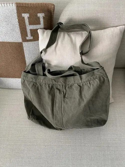 VIBE STEAL! Vintage Japan Military Green Crossbody Shoulder Bag Size ONE SIZE - 3 Thumbnail