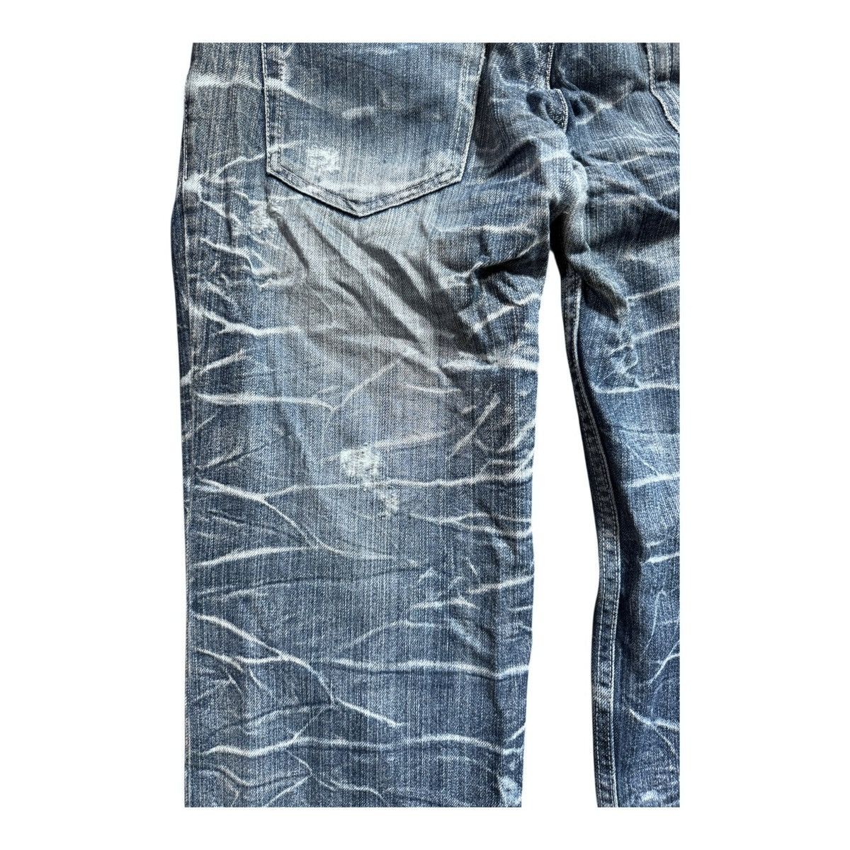 If Six Was Nine Nylaus Double Waist Denim Jeans Size US 30 / EU 46 - 8 Thumbnail