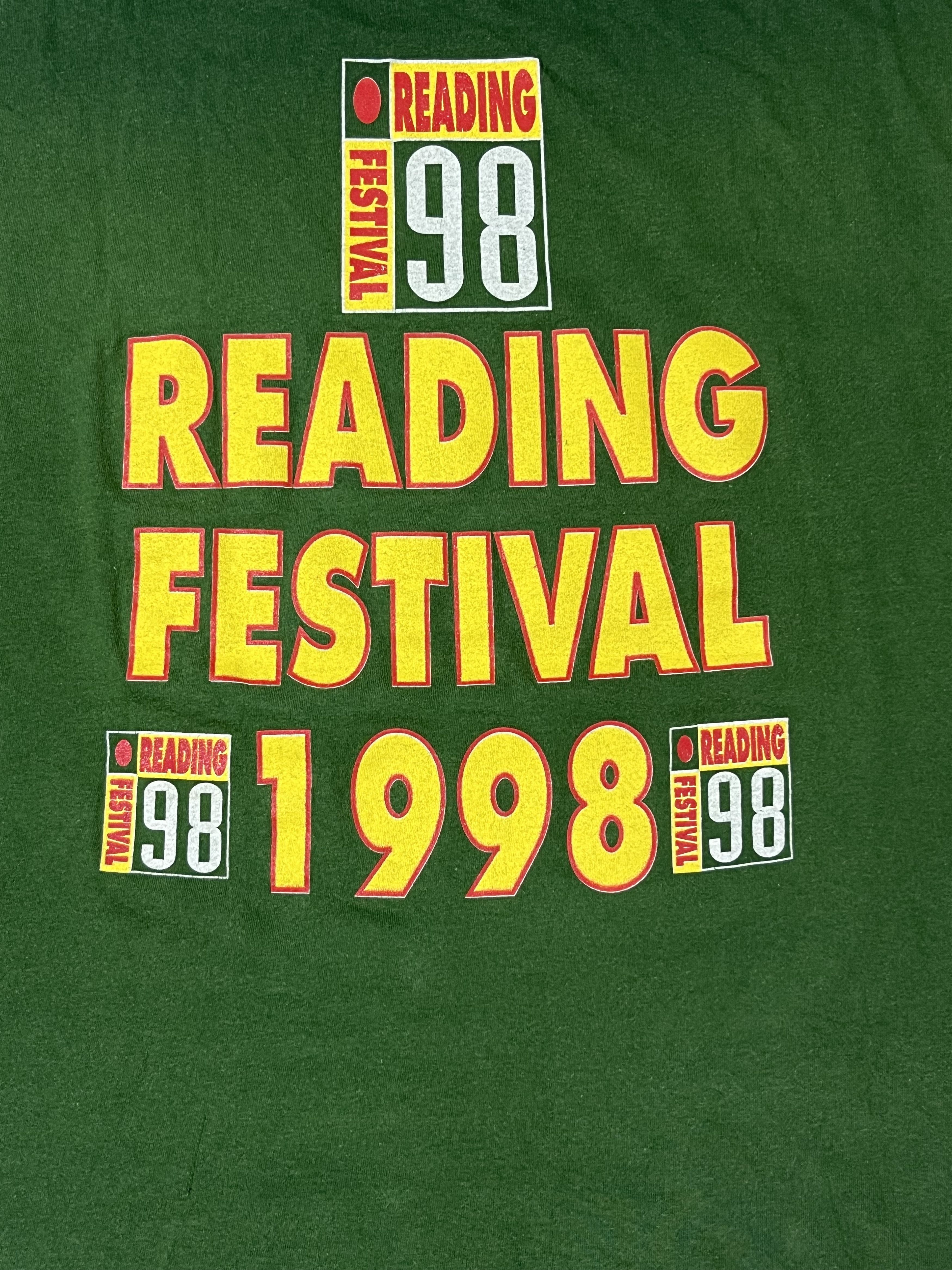 Vintage Vintage Reading Festival 1998 Size US XL / EU 56 / 4 - 4 Thumbnail