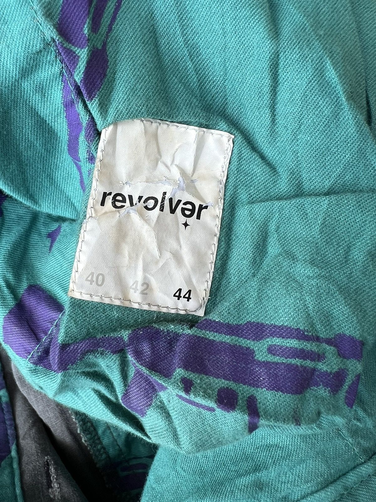 Shellac Vintage Revolver Japan Fade Grey Ripstop Baggy Cargo Trouser Size US 34 / EU 50 - 25 Thumbnail