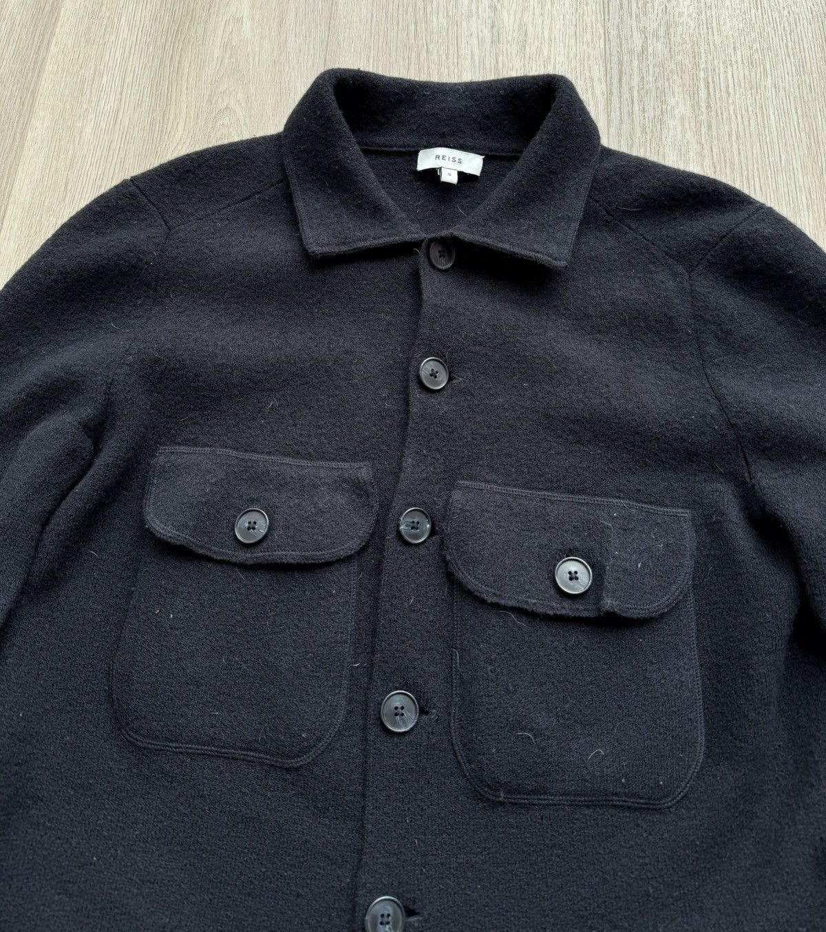 Reiss Reiss Overshirt Size Small Men's Wool Button Front Jacket Size US S / EU 44-46 / 1 - 3 Thumbnail