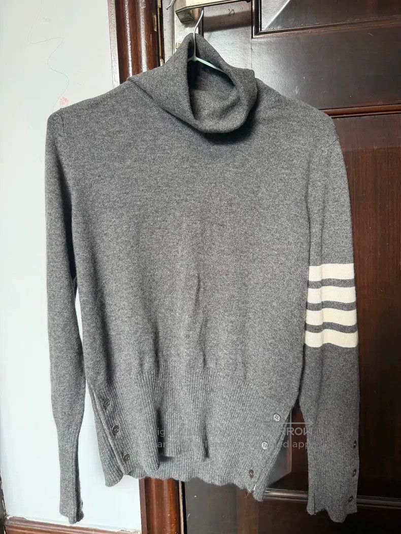 Thom Browne Cashmere High-Neck Sweater