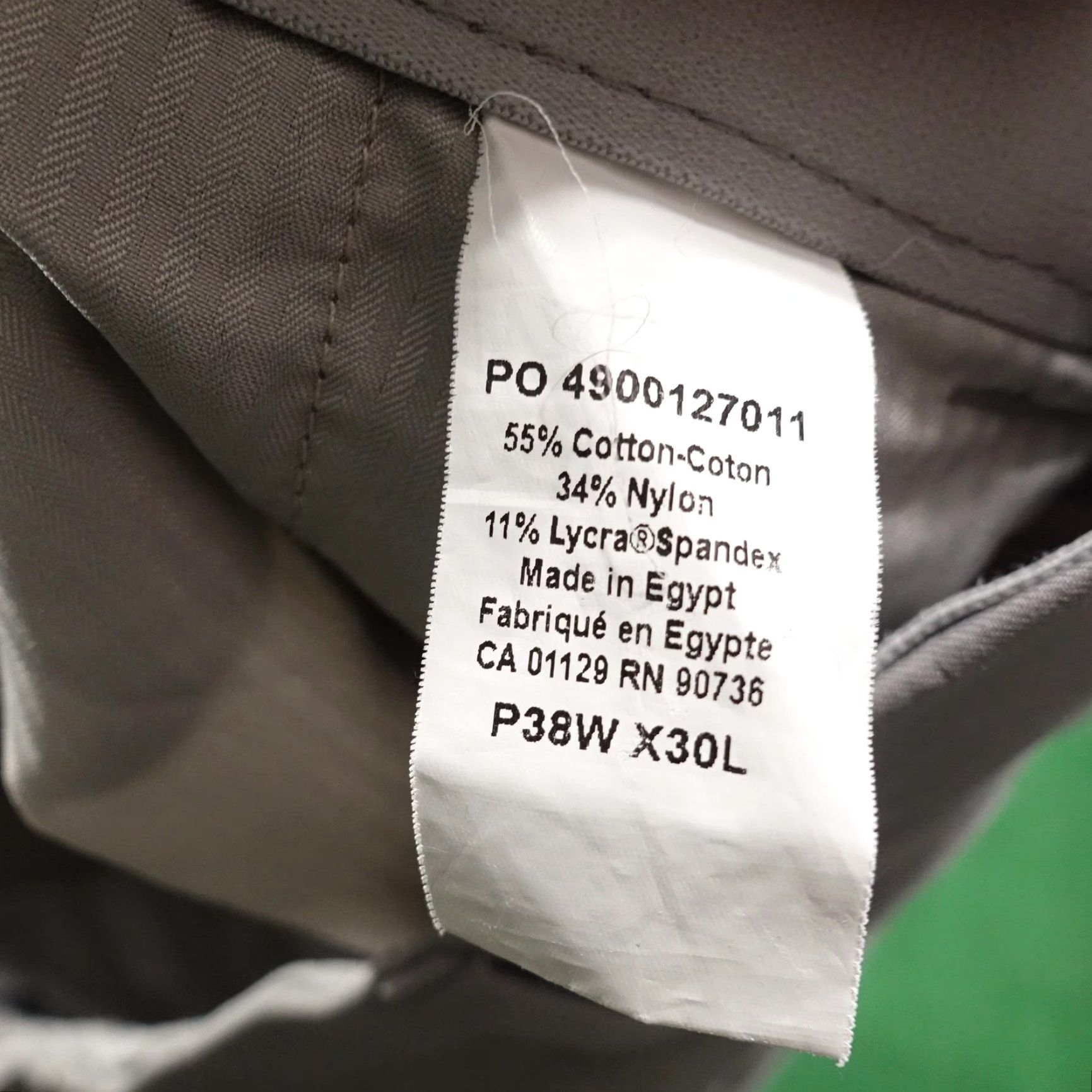Ralph Lauren Lauren Ralph Lauren Pants Gray Stretch Dress Casual 38x30 (37x28.5) BLACK LABEL Size US 38 / EU 54 - 7 Thumbnail