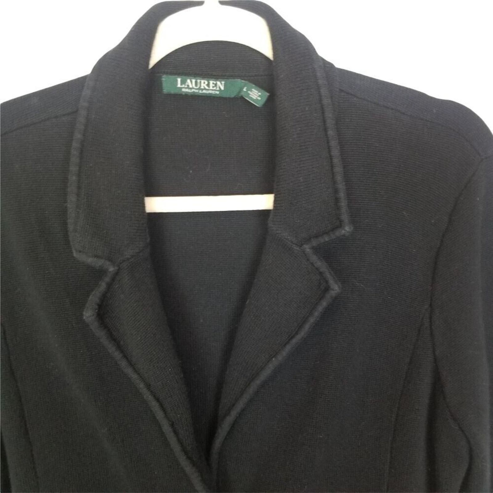 Lauren Ralph Lauren Lauren Ralph Lauren Womens Sweater Blazer Preppy Old Money Size L / US 10 / IT 46 - 2 Thumbnail
