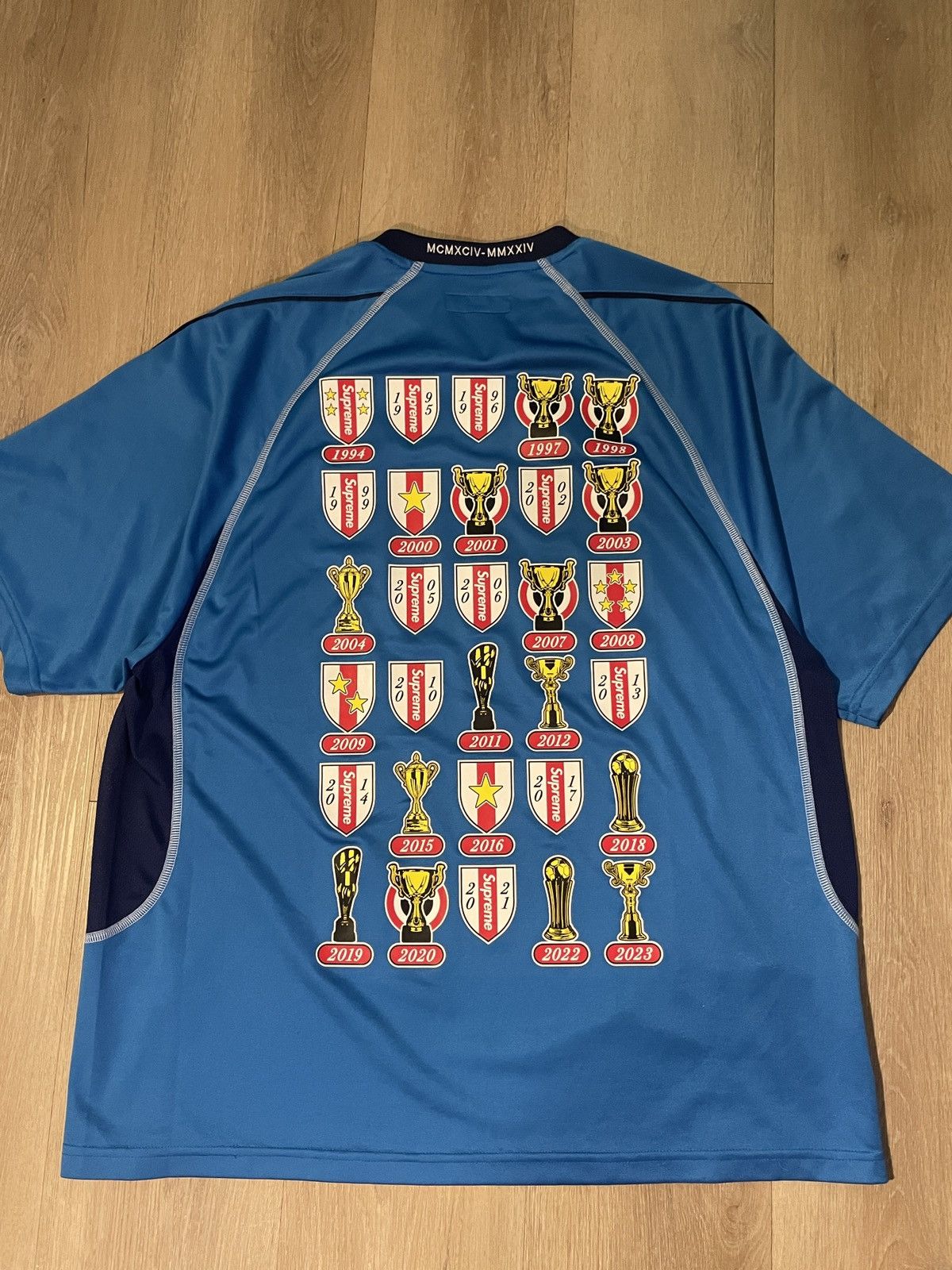 Supreme Supreme Jacquard Soccer Jersey Size US L / EU 52-54 / 3 - 6 Thumbnail