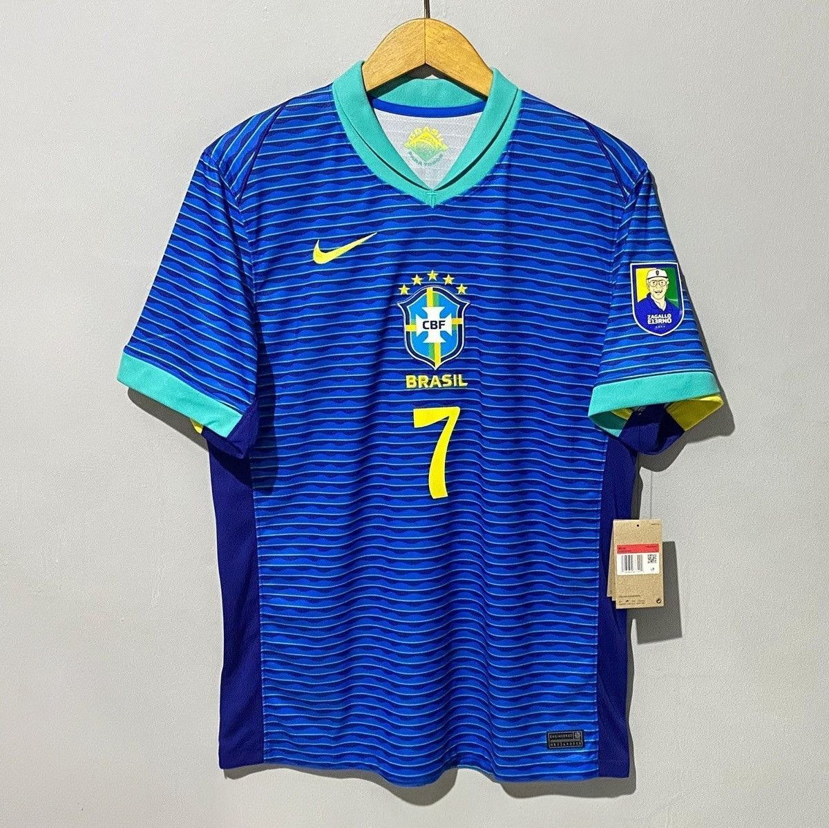 Brazil Zagallo E13RNO 2024 Away Jersey Vinicius Junior