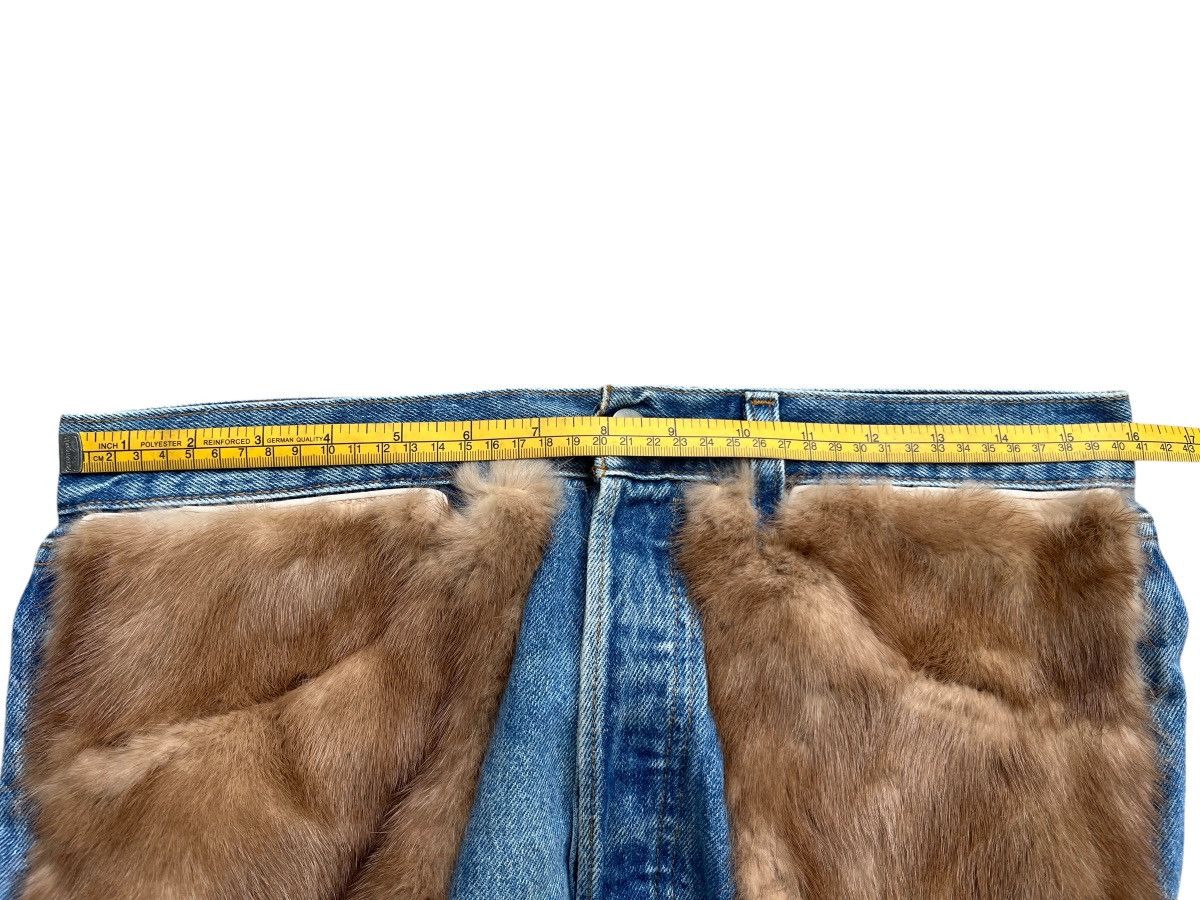 Japanese Brand 7x7 Japan Leather Pocket Fur Denim Jeans 32x30 Size US 32 / EU 48 - 10 Thumbnail