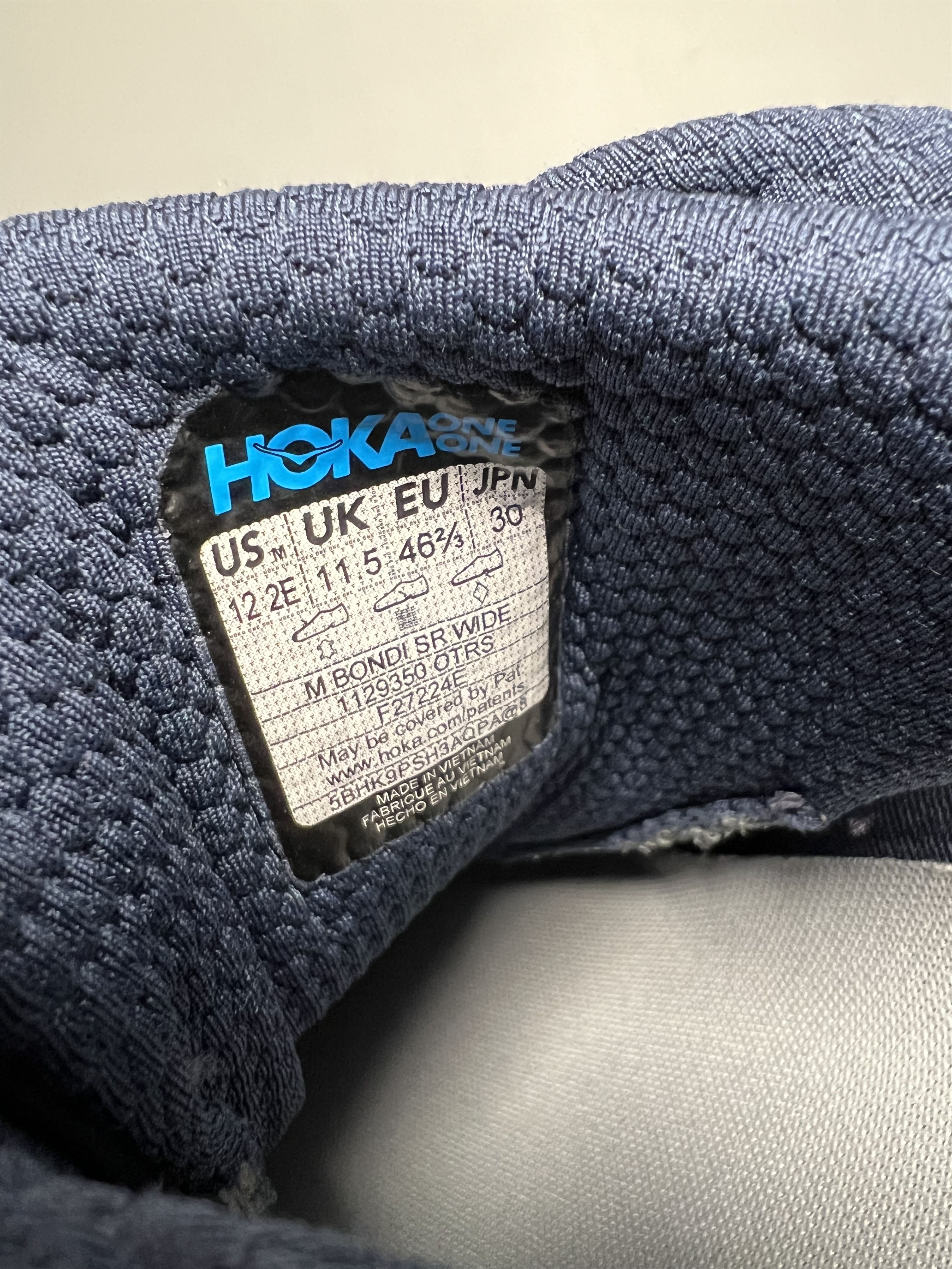 Hoka 12 EE Hoka One One Bondi SR Wide Running Shoes Walking Size US 12 / EU 45 - 19 Thumbnail