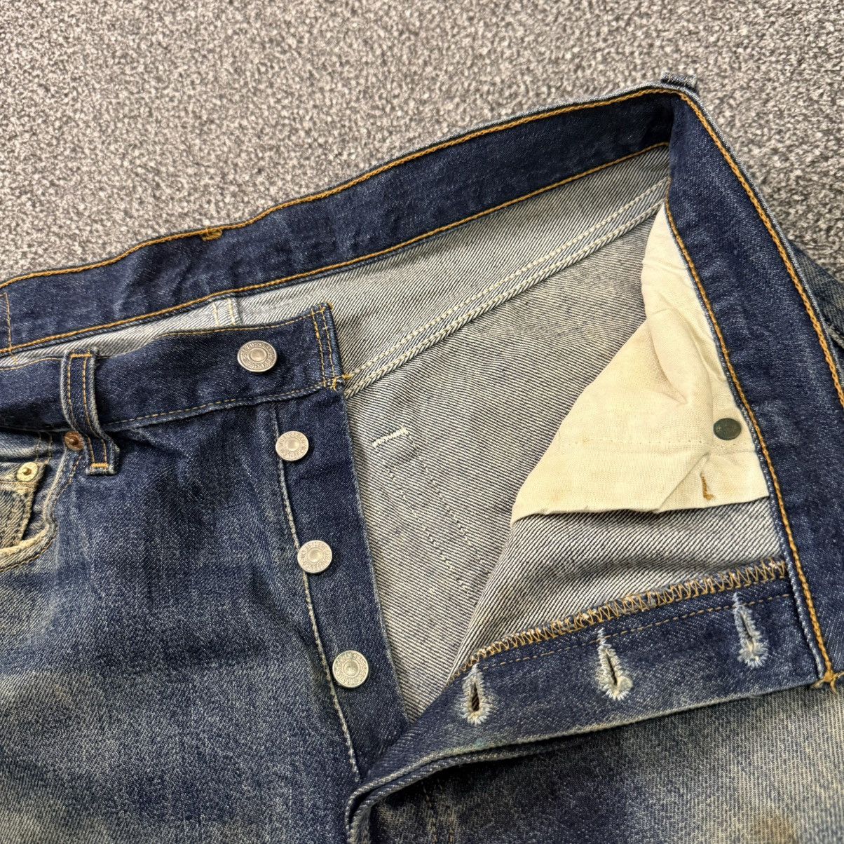 Levi's Vintage Clothing 90s Japanese Levis 501 Mud Wash Distressed Denim W34 Size US 34 / EU 50 - 12 Thumbnail