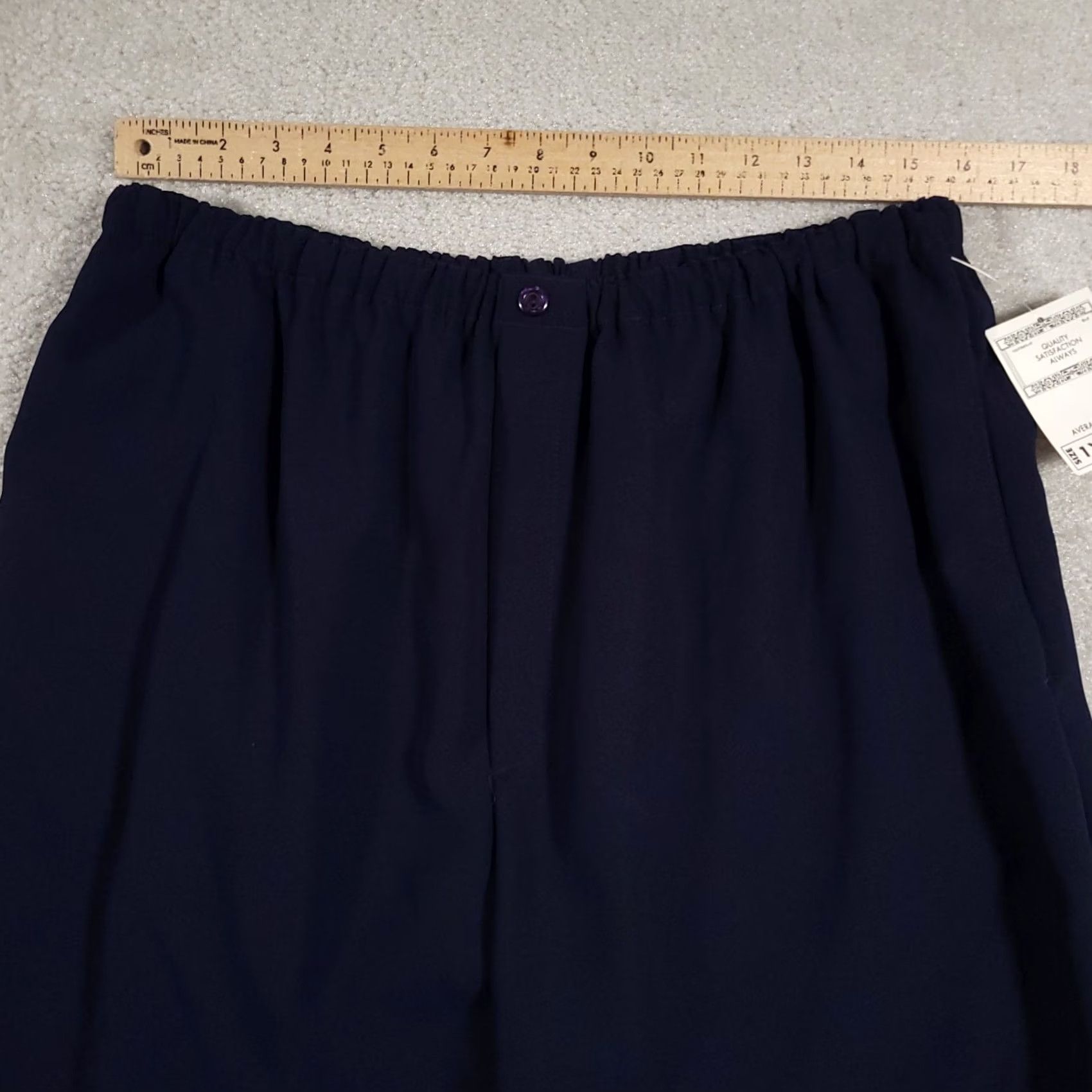 Vintage VINTAGE 90s Bentley Plus Pants Womens 1X Blue Pull On Pockets Cottagecore Straight Pants Womens 1X Blue 1990s Bentley + Pants Mens Womens Girls Size 40" / US 18 - 5 Thumbnail
