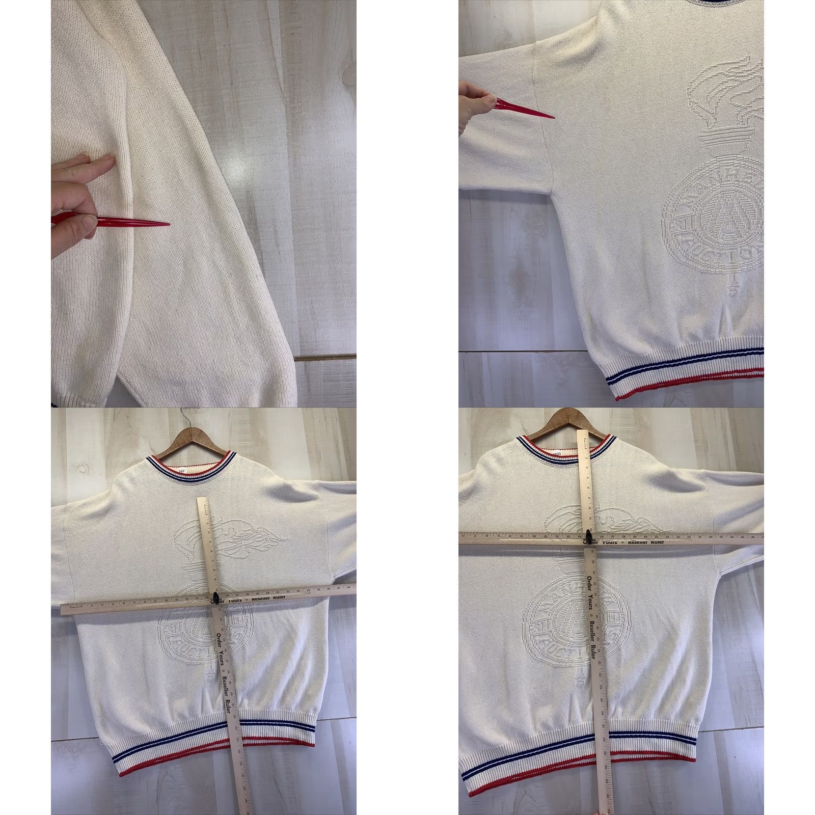 Vintage Vintage Pine State Classics Mens Knit Ivory Sweater 2XL KnIT 1980-90s Manheim Auctions By Pine State Classics Mens Knit Ivory Sweater Size US XXL / EU 58 / 5 - 8 Thumbnail