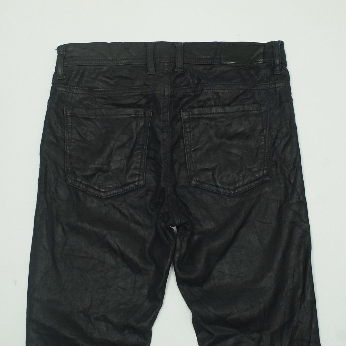 Diesel *NoTariff Diesel Black Gold Waxed Skinny Pants Size 27" / US 4 / IT 40 - 5 Thumbnail