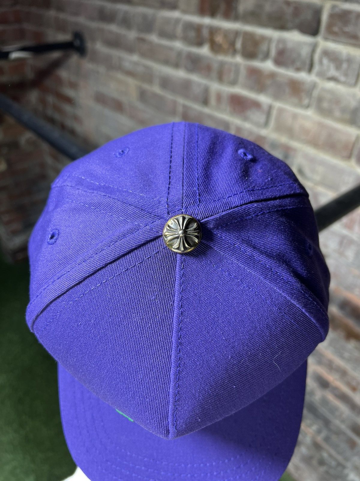 Chrome Hearts Chrome Hearts CH Baseball Snapback Purple Green Size ONE SIZE - 3 Thumbnail