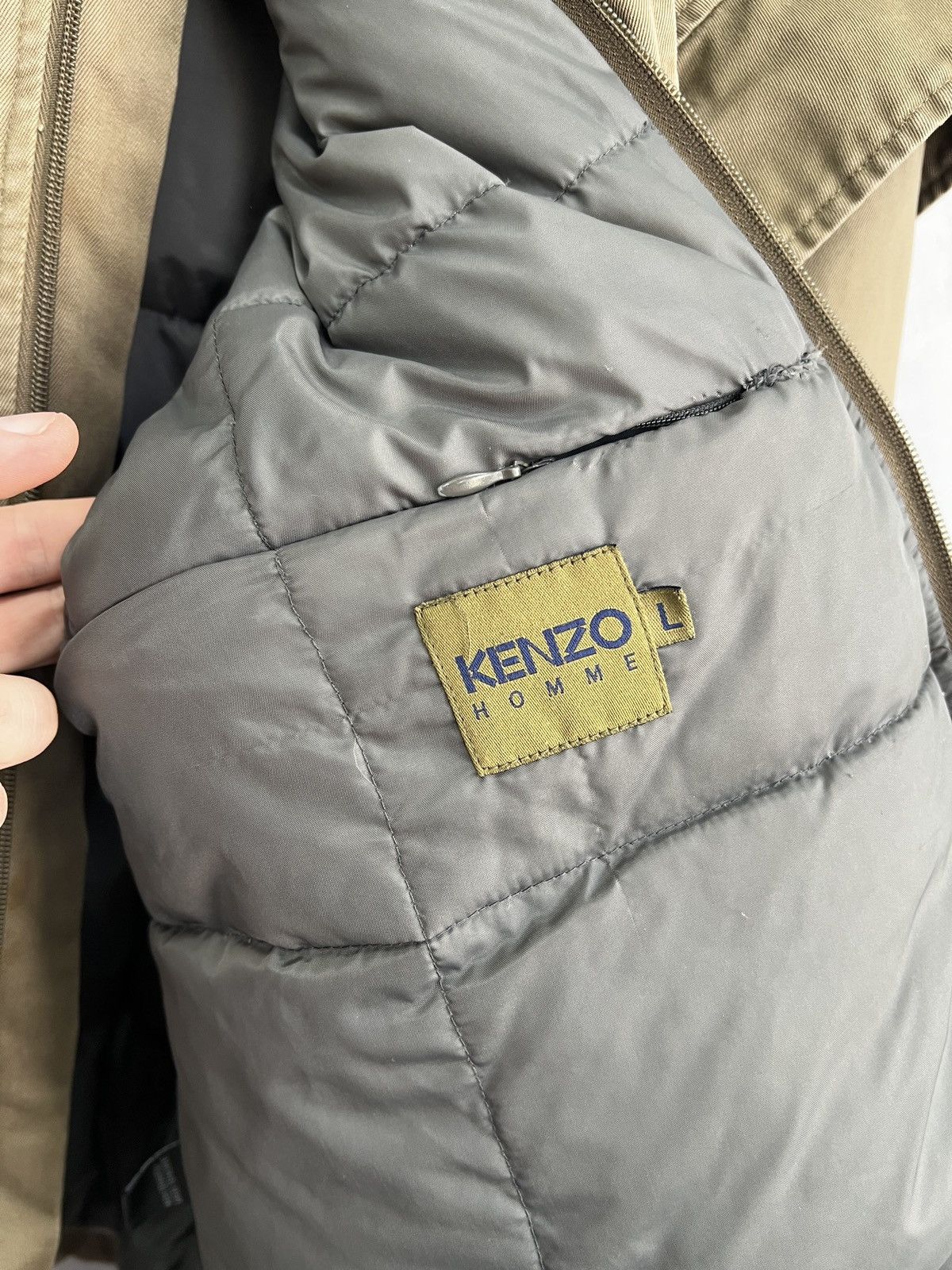 Japanese Brand × Kenzo Vintage hood japanese canvas KENZO HOMME HOOD JACKET RARE Size US L / EU 52-54 / 3 - 7 Thumbnail