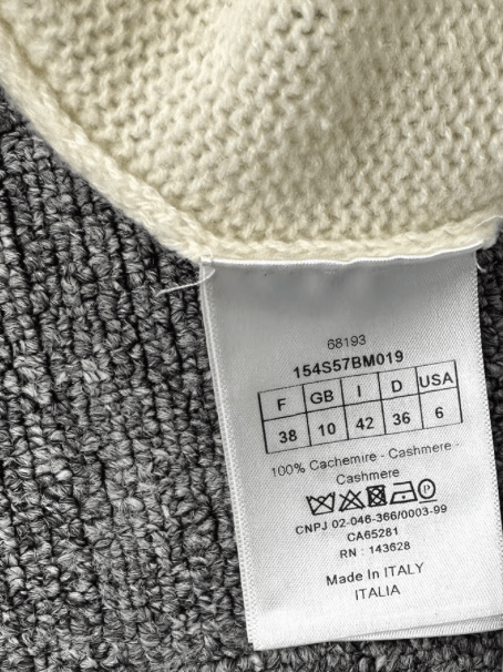 Dior Dior Knitted Wool Sweater K12 Size XS / US 0-2 / IT 36-38 - 7 Thumbnail