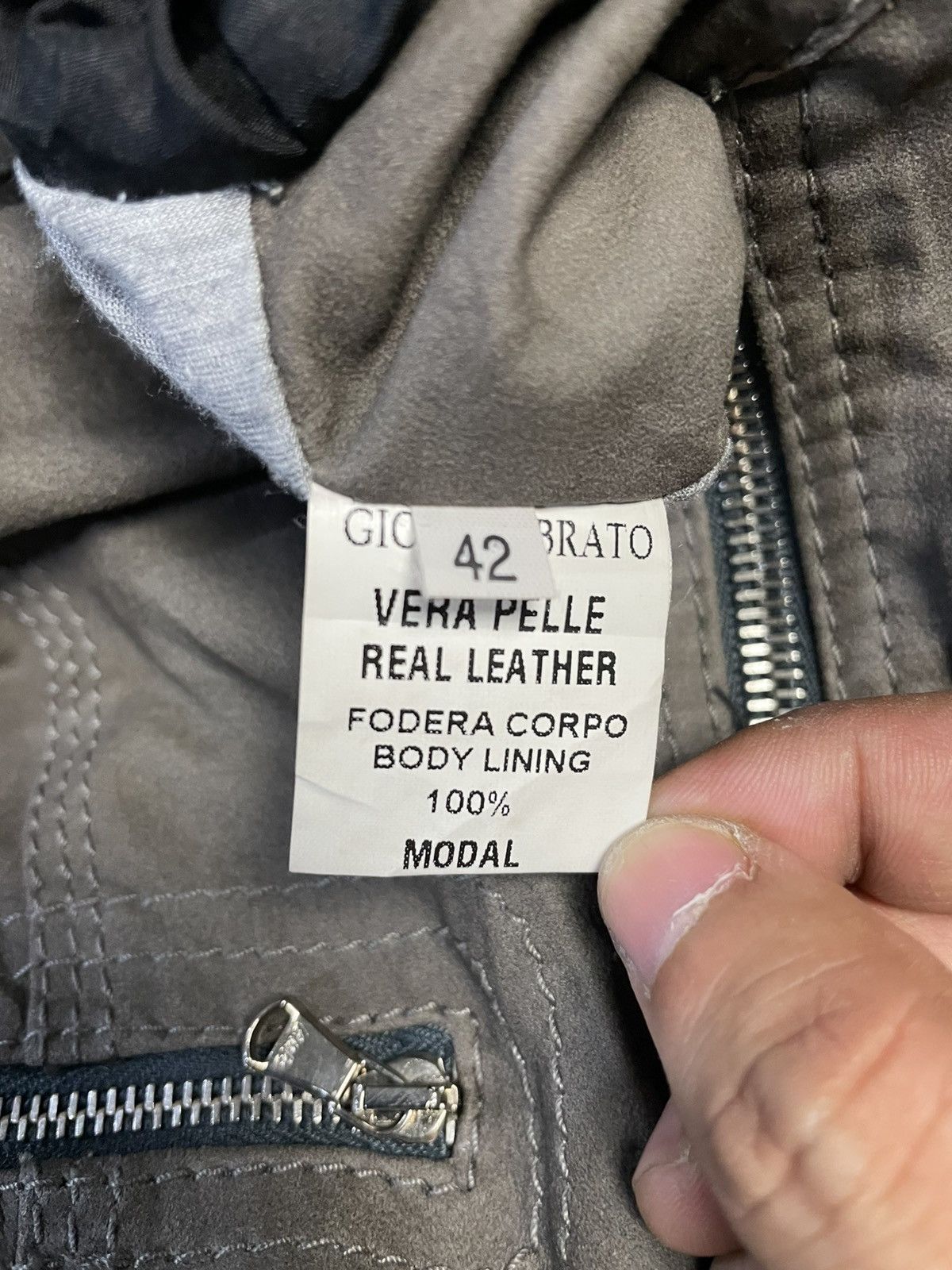 Giorgio Brato Giorgio Brato Leather Jacket Ladies Size M / US 6-8 / IT 42-44 - 8 Thumbnail