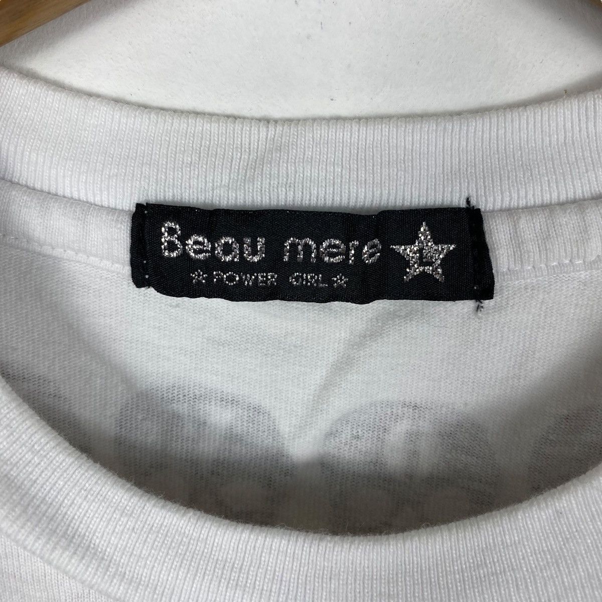 Japanese Brand Japanese Brand BEAU MERE Power Girl LOVE Skulls Graphic Tee Size M / US 6-8 / IT 42-44 - 6 Thumbnail