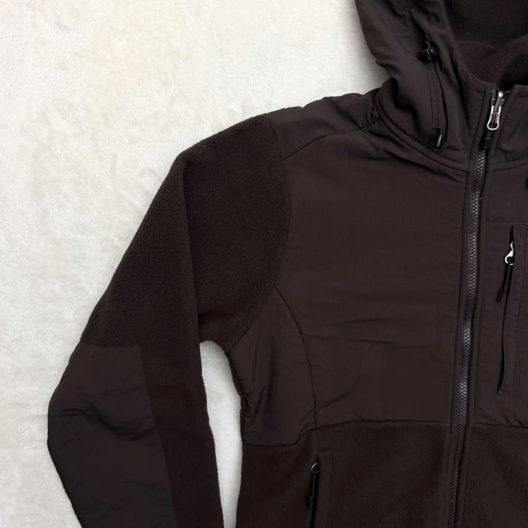 The North Face The North Face Jacket Womens Medium Brown Polartec Fleece Hooded Full Zip Warm Size M / US 6-8 / IT 42-44 - 5 Thumbnail