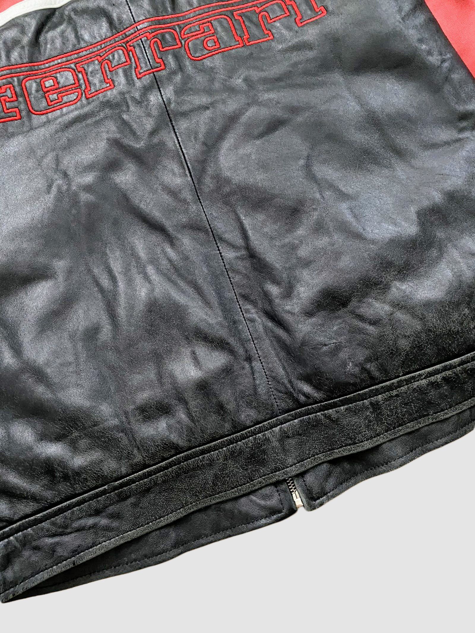 Ferrari 🔥 VINTAGE Ferrari 🔥 Leather Jacket Rare Streetwear Racing Size US M / EU 48-50 / 2 - 7 Thumbnail