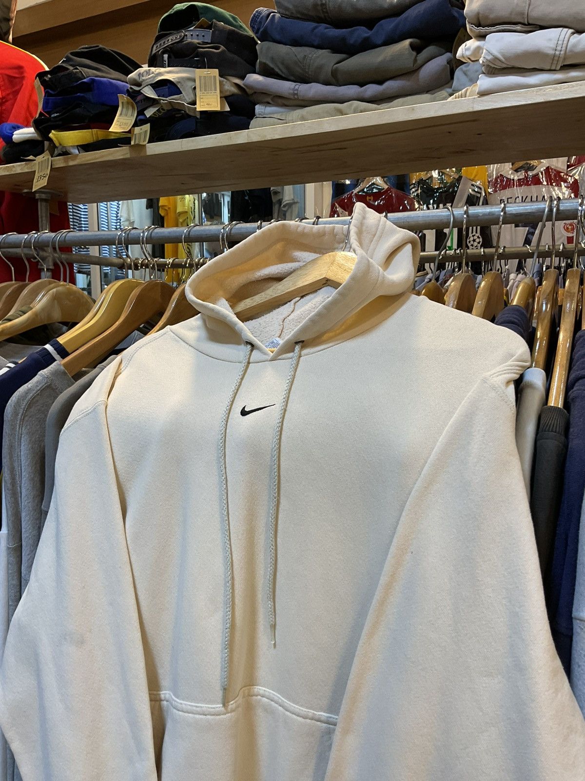 Nike Rare Vintage Y2K Nike Center Swoosh Hoodie Size US M / EU 48-50 / 2 - 2 Thumbnail