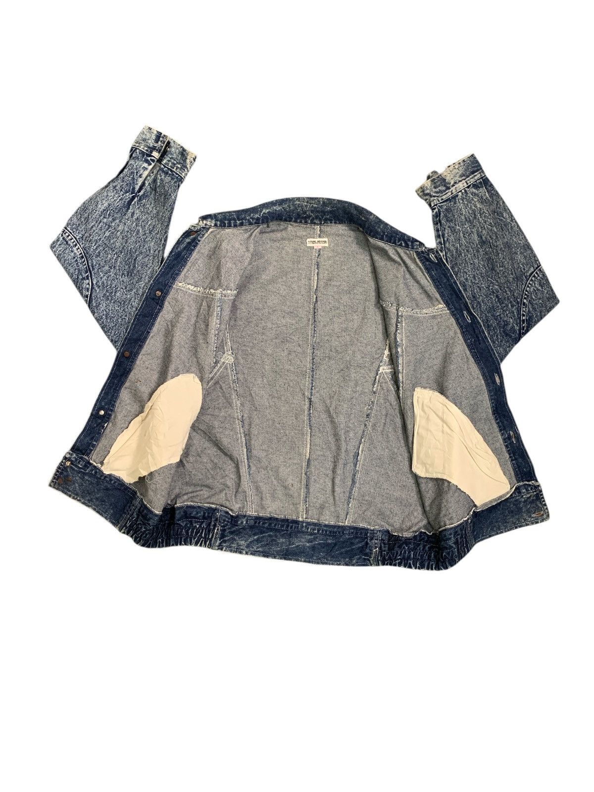 Japanese Brand Rare Design Main Jeans Denim Jackets Size L / US 10 / IT 46 - 3 Thumbnail