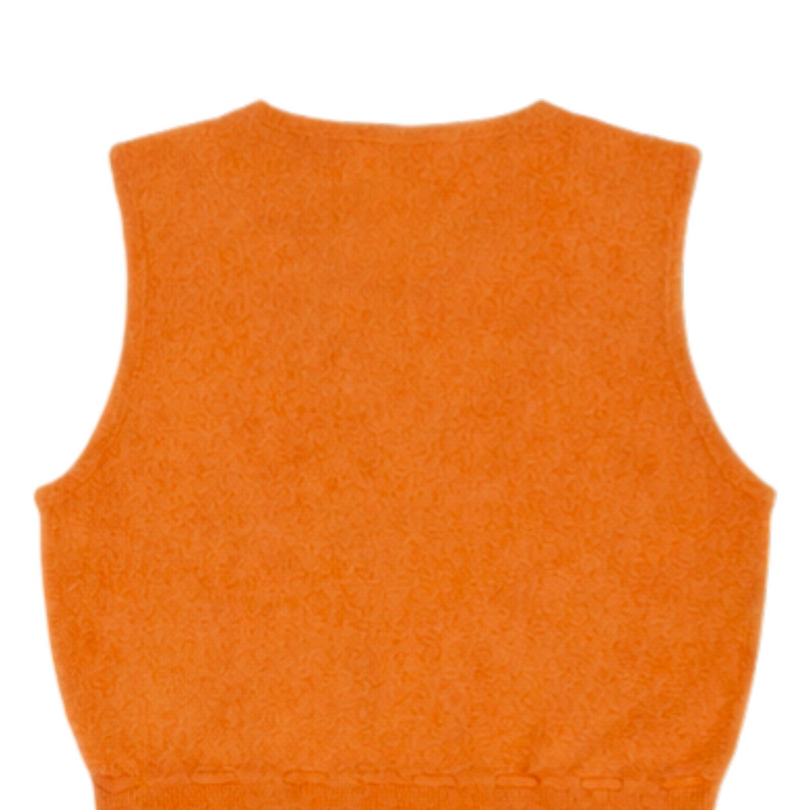 Bloomingdale's Bloomingdale's Orange Cashmere Top | Size L Size L / US 10 / IT 46 - 4 Thumbnail