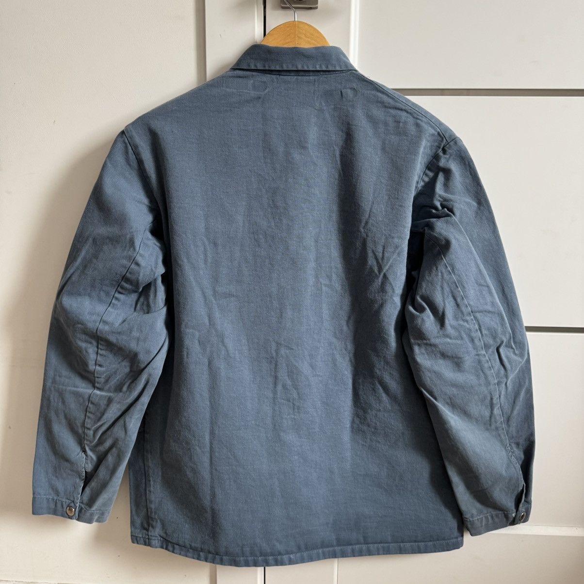 Vintage Distressed french works faded vintage sanfor jacket Size US M / EU 48-50 / 2 - 11 Thumbnail