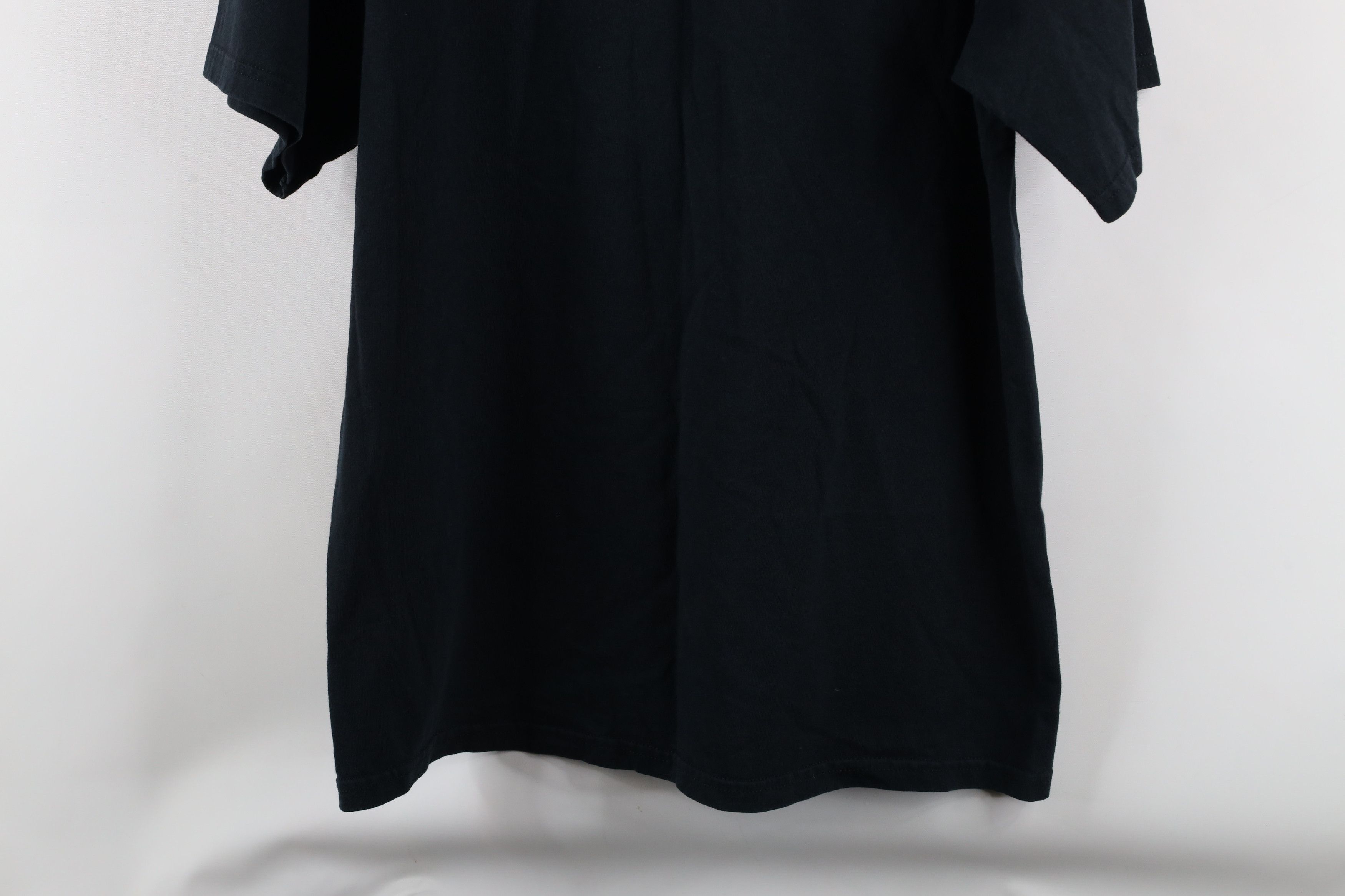 Vintage Vintage 90s Streetwear Heavyweight Cotton T-Shirt Black Size US L / EU 52-54 / 3 - 8 Thumbnail