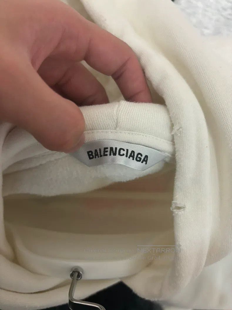 Balenciaga Balenciaga Letter heart print pullover hooded sweatshirt Size S / US 4 / IT 40 - 2 Thumbnail