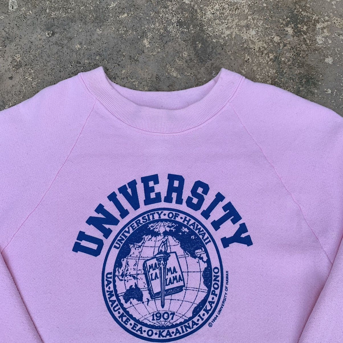 Fruit Of The Loom VINTAGE 1980s FRUIT UNIVERSITY OF HAWAII CREWNECK COLLEGE Size US S / EU 44-46 / 1 - 3 Thumbnail