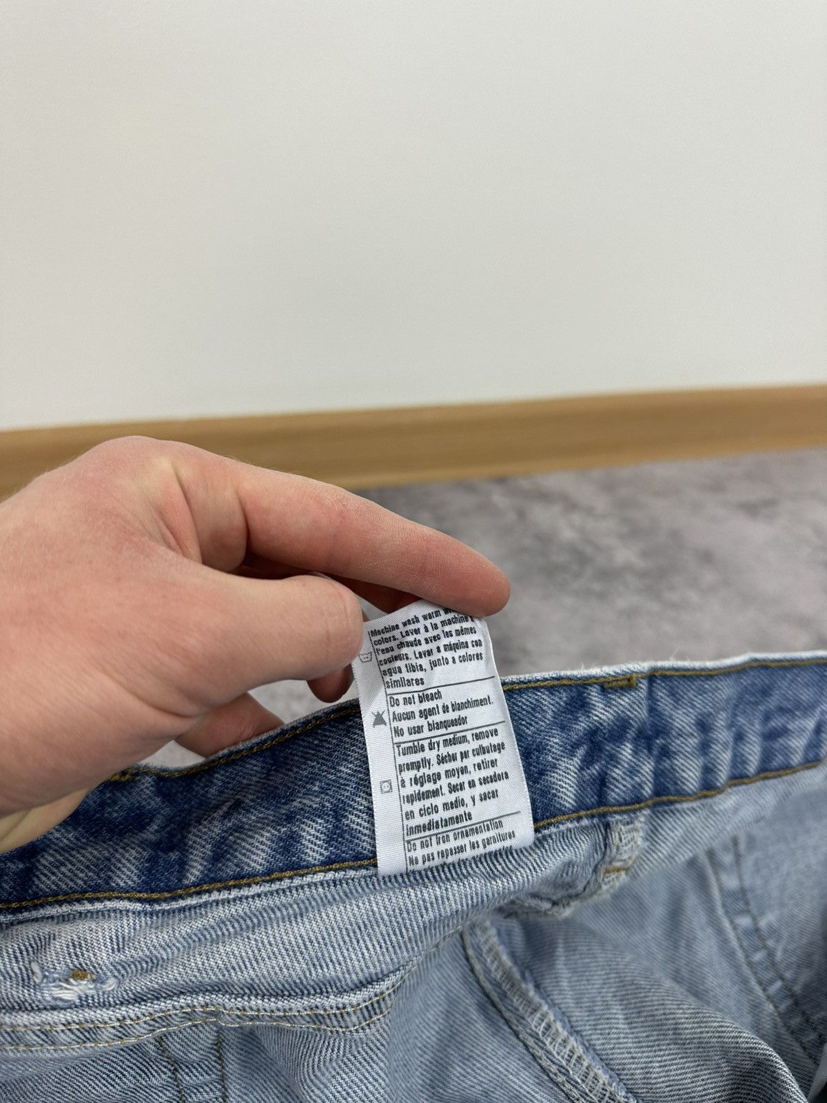 Vintage 90s Carhartt USA Light Blue Baggy Utility Hype Jeans