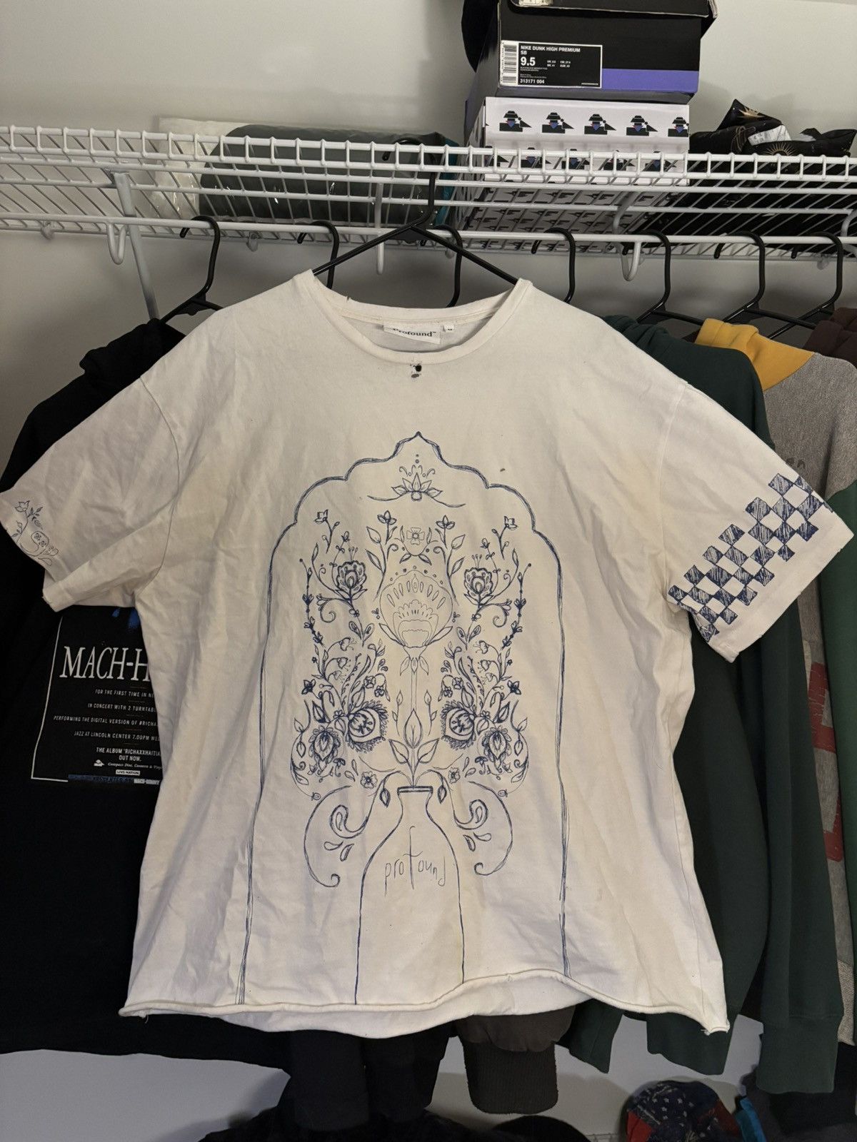 Profound Aesthetic PEN FLORAL MEDLEY TEE Size US M / EU 48-50 / 2 - 1 Thumbnail