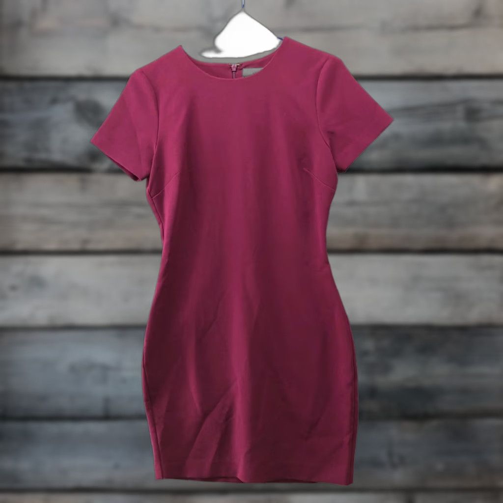 LIKELY LIKELY Manhattan Short Sleeve Mini Dress WOMEN Size 6 Purple Formal Size 28" / US 6 / IT 42 - 1 Thumbnail