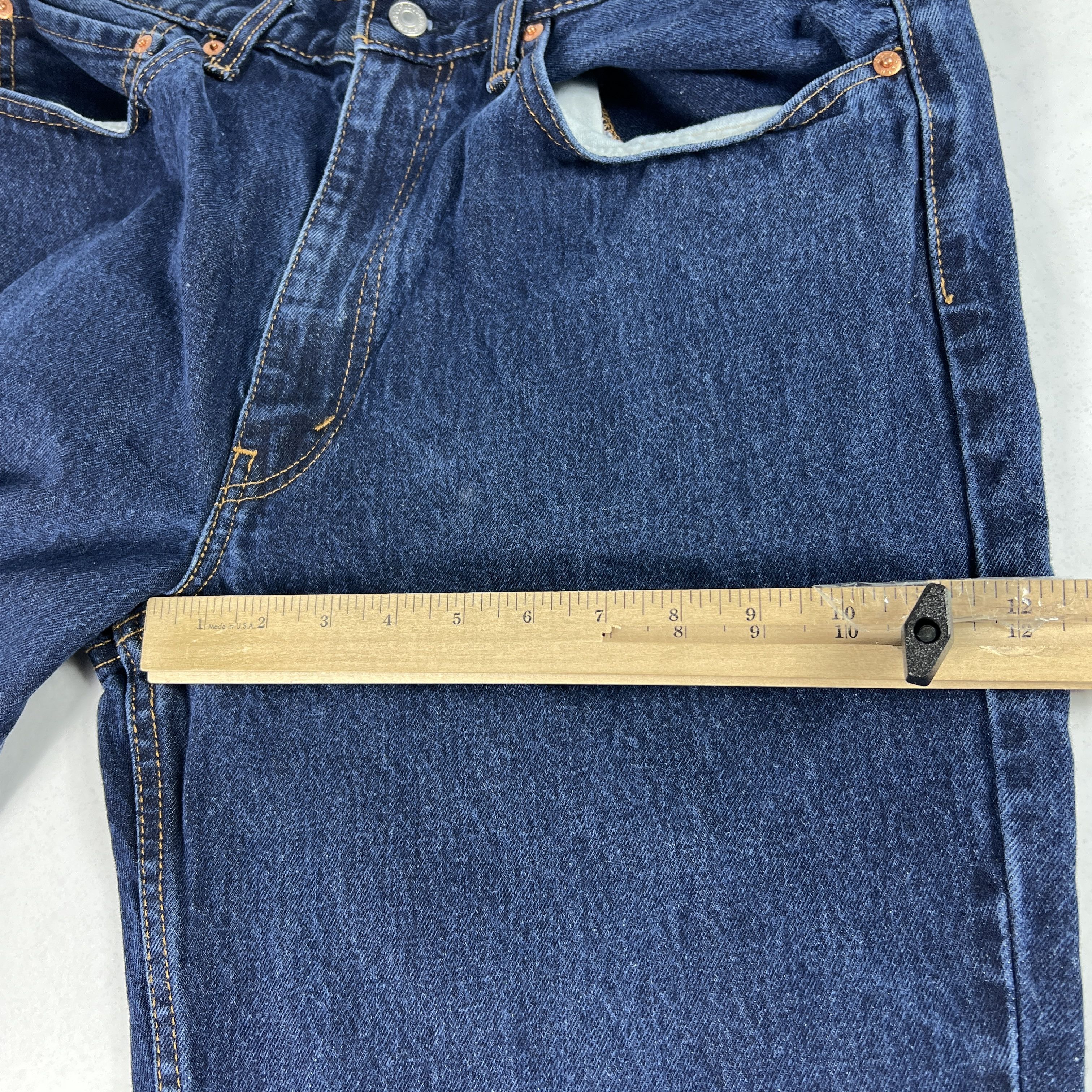 Levi's Levi's Jeans 550 Relaxed Fit Dark Blue Cotton Denim Size US 36 / EU 52 - 21 Thumbnail