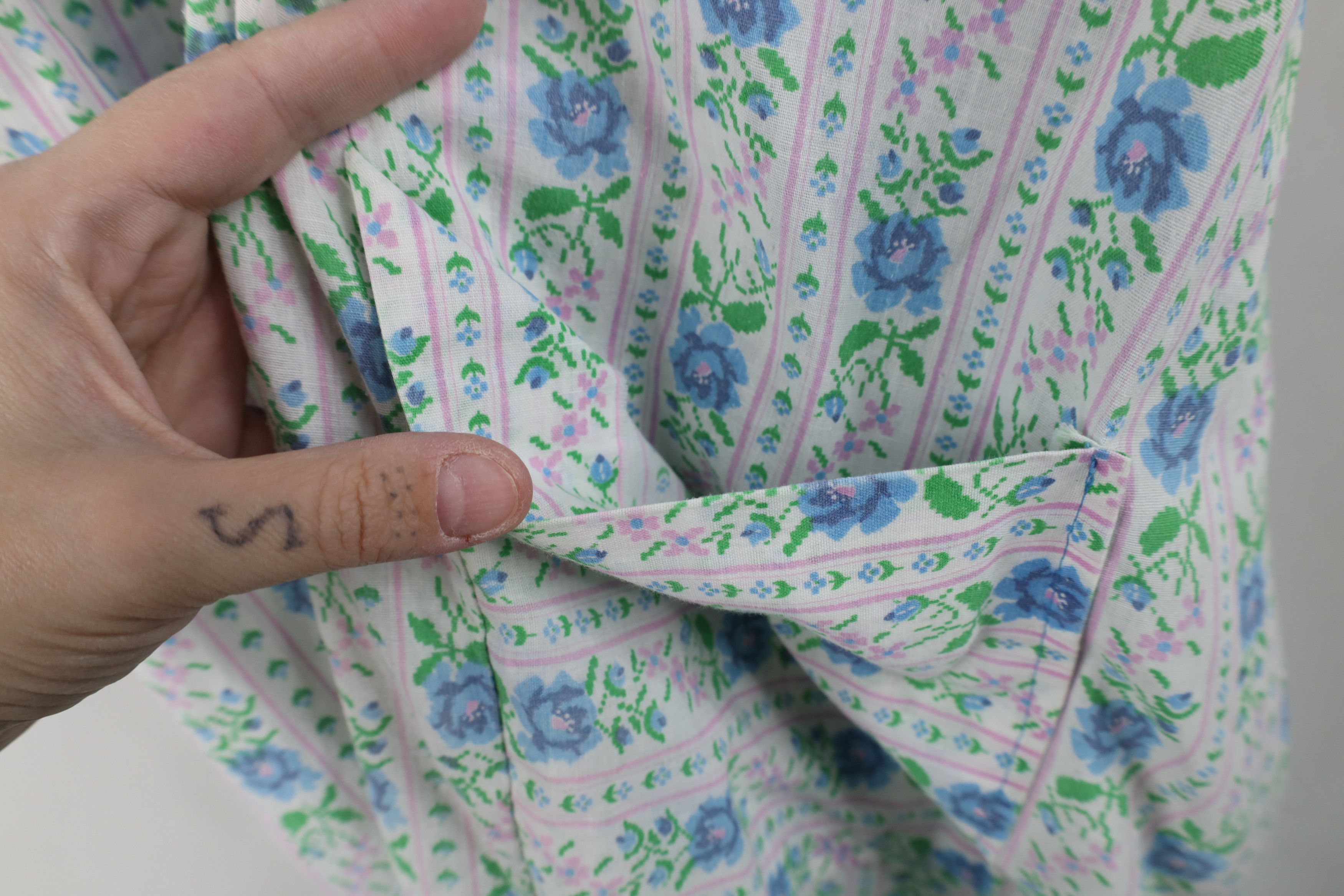 Vintage Vintage 70s Streetwear Snap Button Night Sleep Gown Shirt Size XL / US 12-14 / IT 48-50 - 11 Thumbnail