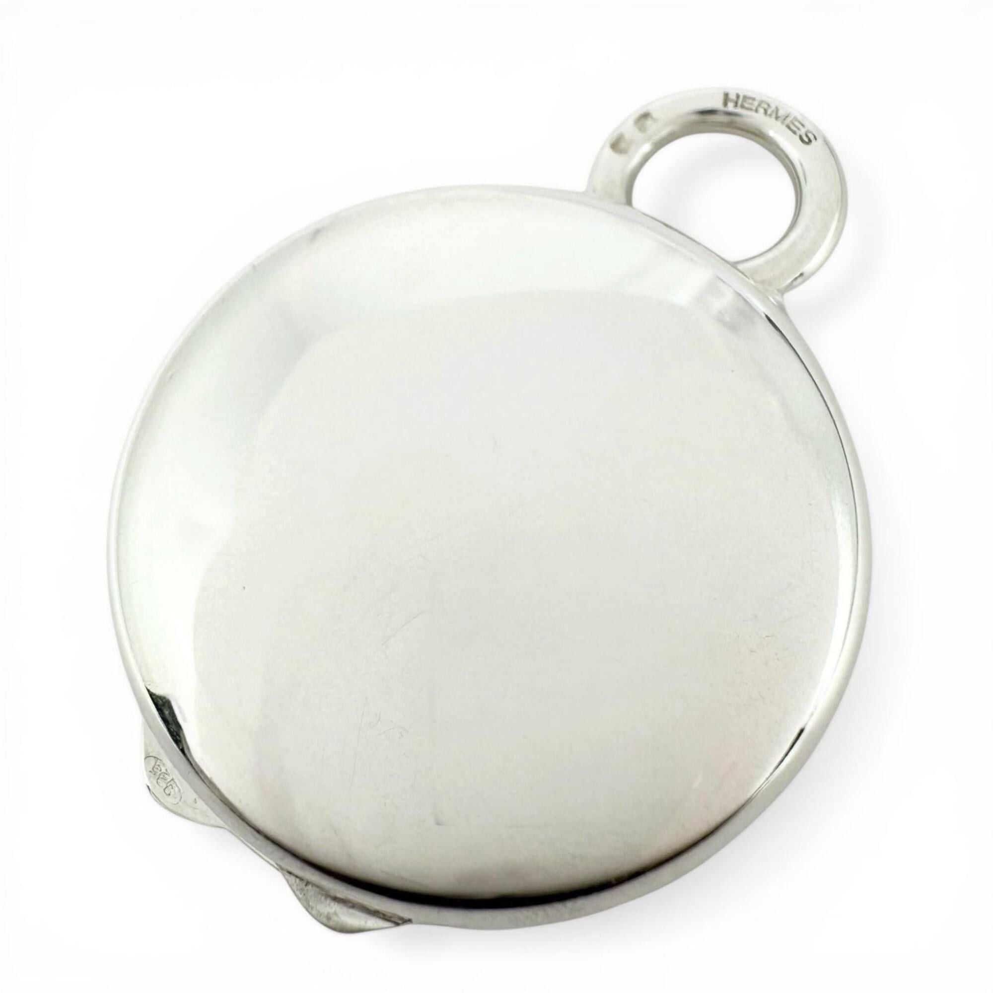 Hermes HERMES Vintage SV925 Pill Case Pendant Top, Silver, Weight 12.1g, Women's Size ONE SIZE - 1 Thumbnail