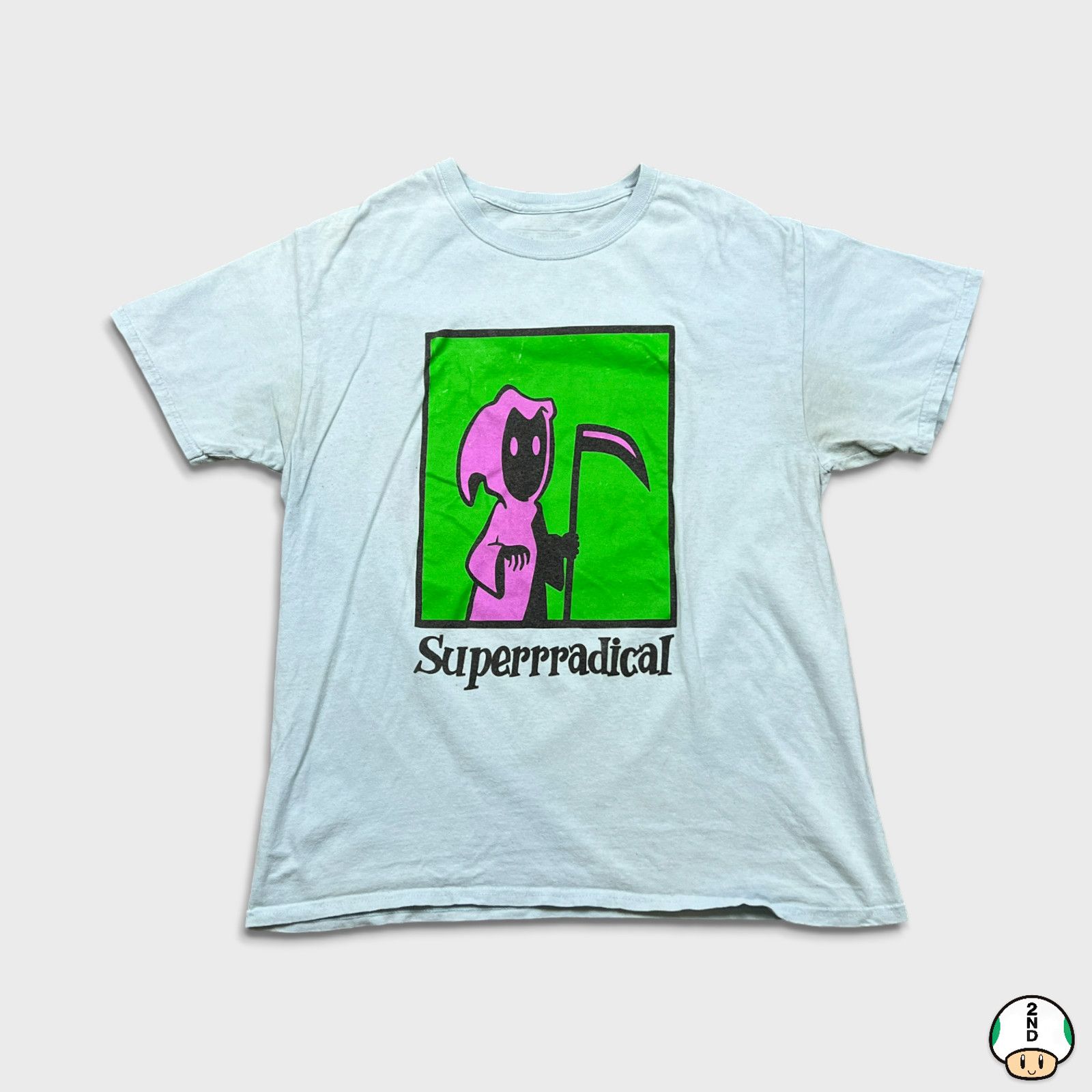 Superrradical Superrradical T Shirt Large Grim Reaper Short Sleeve Tee Size US L / EU 52-54 / 3 - 1 Thumbnail