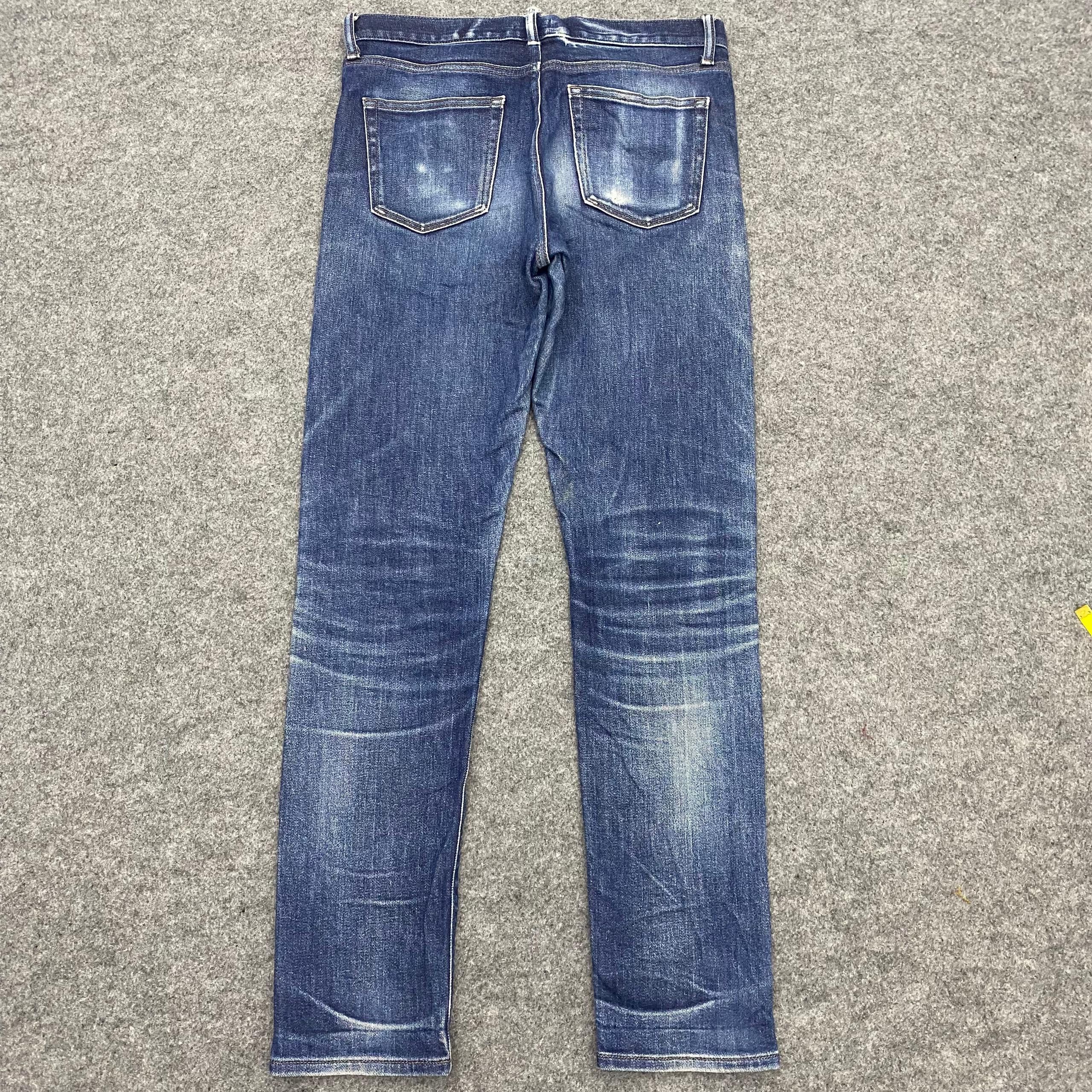 Japanese Brand 💥Best Offer💥Vintage Uniqlo Slim Fit Denim Size US 32 / EU 48 - 3 Thumbnail