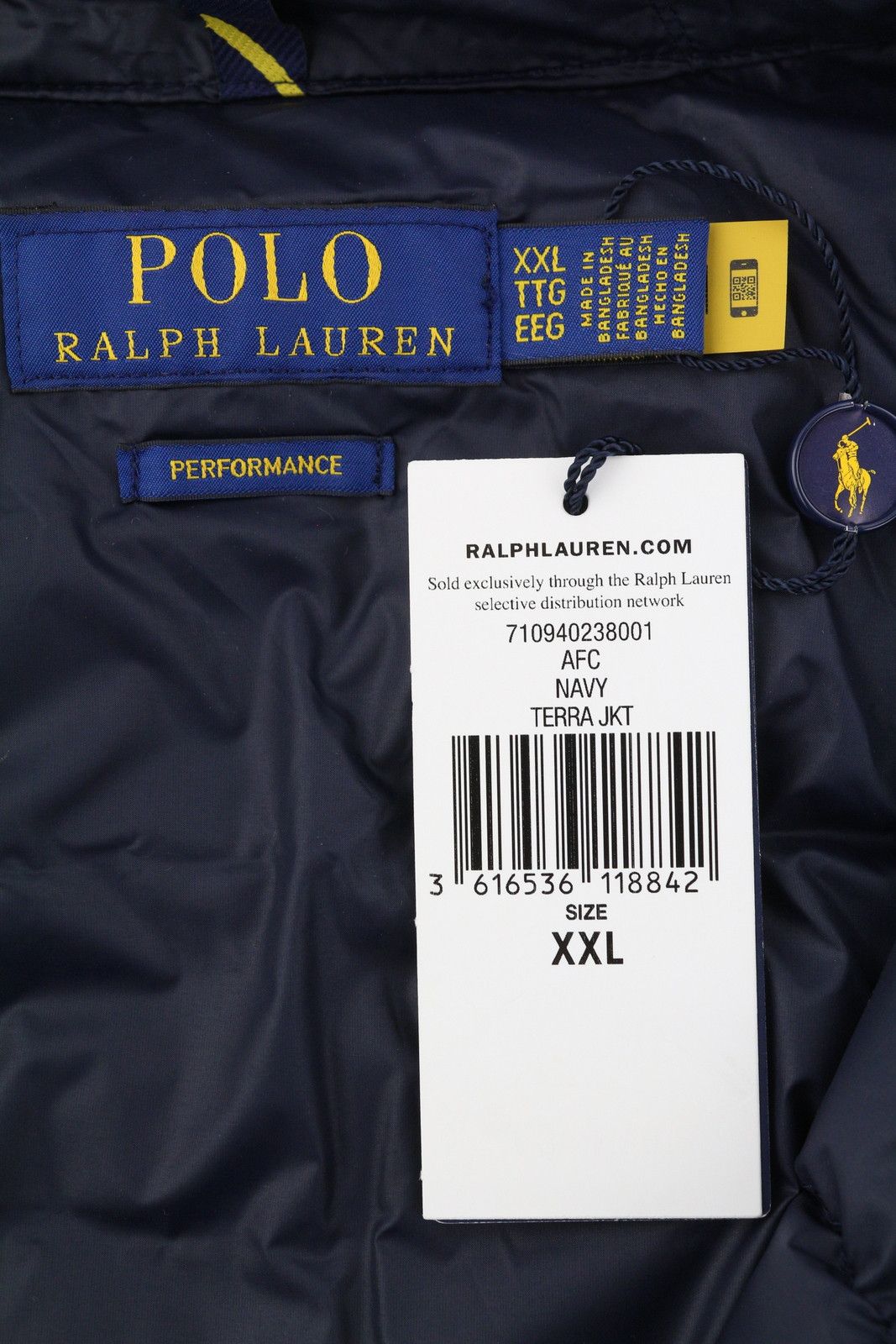 Ralph Lauren Terra 2XL Blue Quilted Puffer Padded 86983 Size US XXL / EU 58 / 5 - 7 Thumbnail