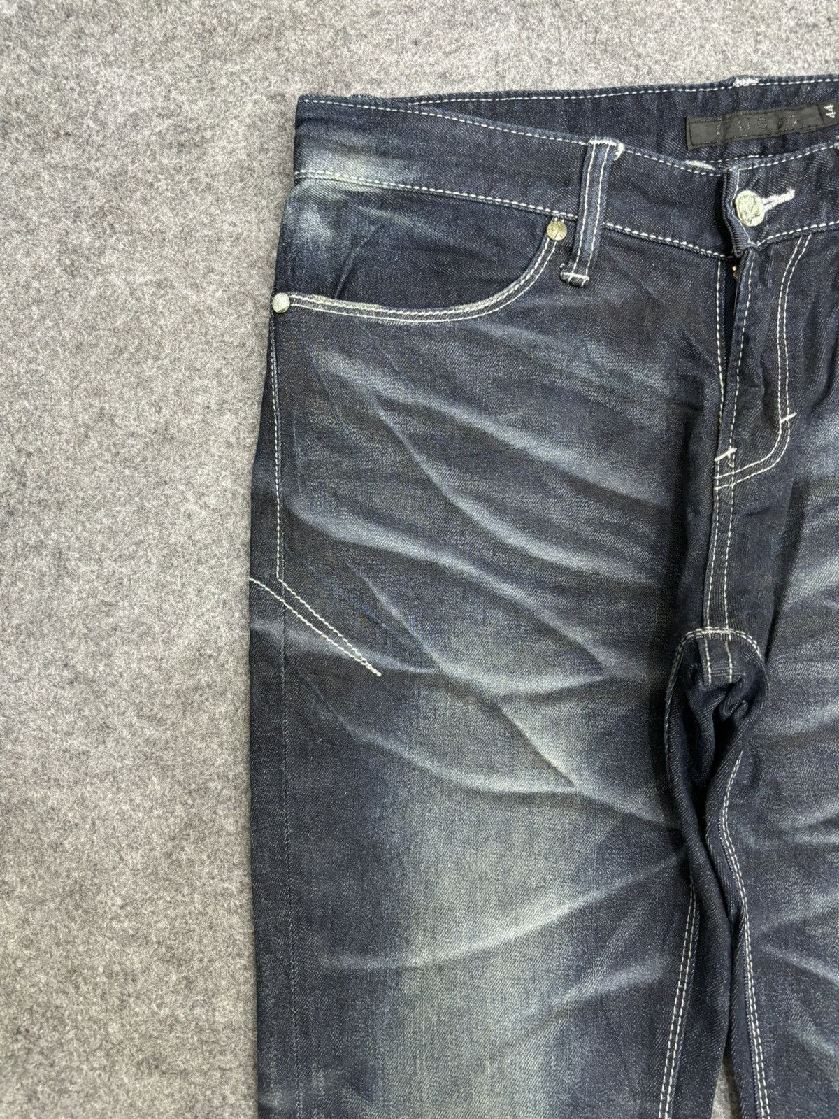 Seditionaries 💥Crazy Fades💥Archival Artisanal FUGA Skinny Fit Denim F570 Size US 31 - 5 Thumbnail