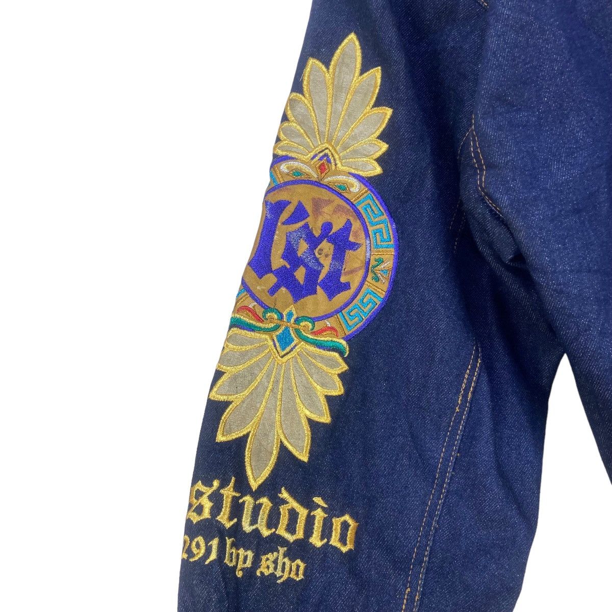 Japanese Brand L’ Studio - 291 by Sho Street Fashion Denim Jacket Size US L / EU 52-54 / 3 - 11 Thumbnail